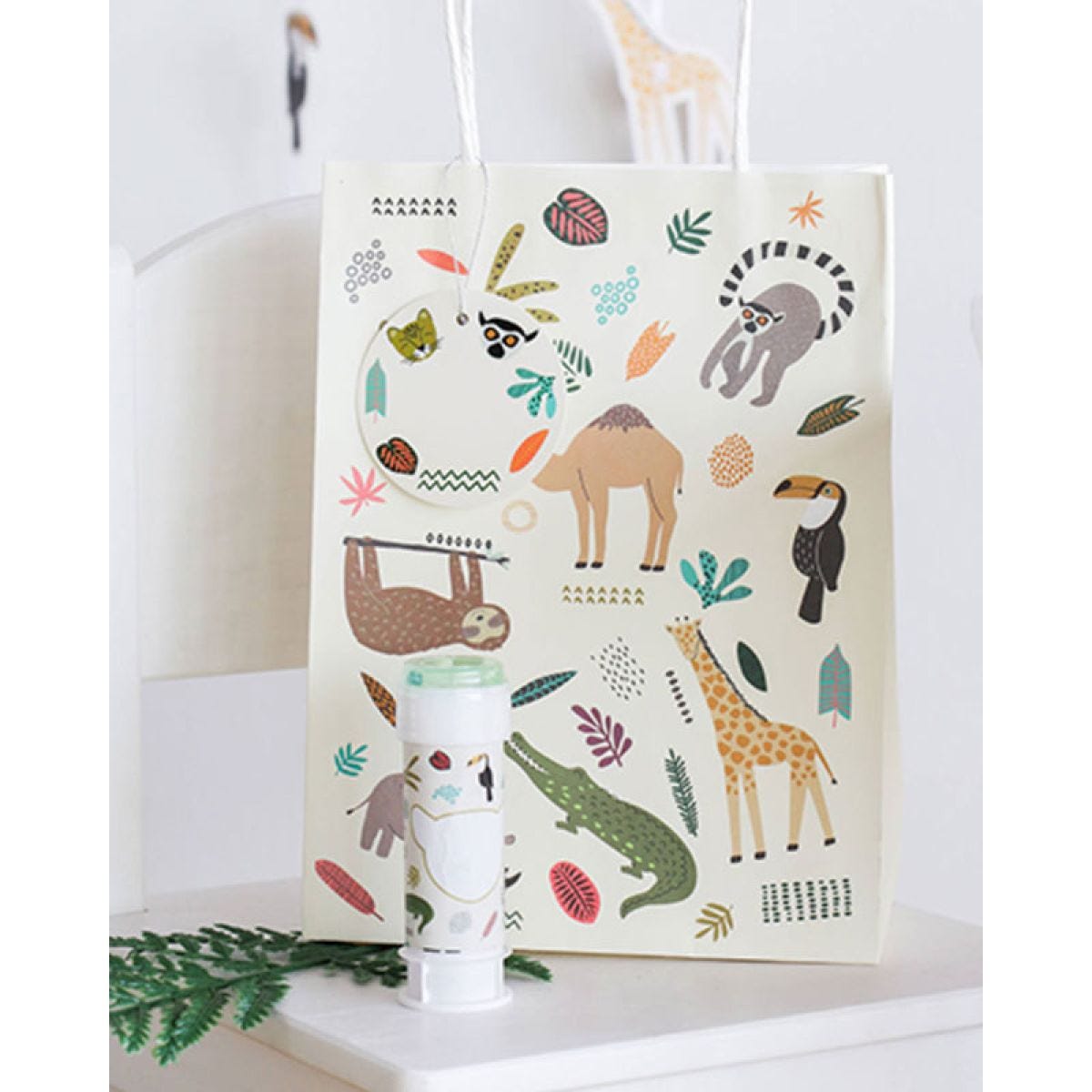 Zoo Party Paper Party Bags (6pk)