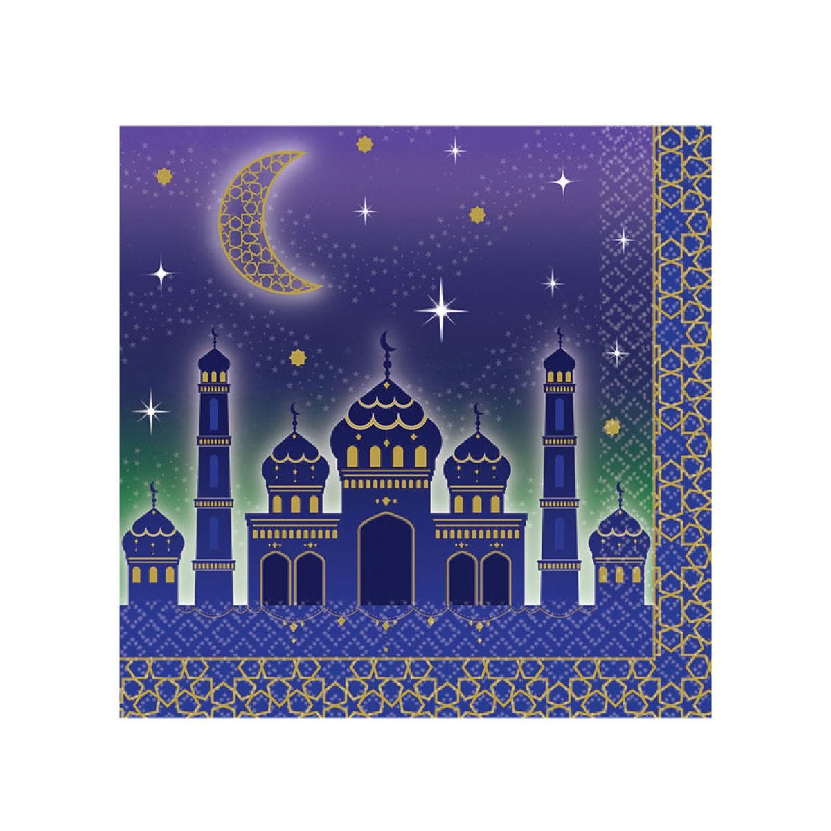 Eid Paper Napkins - 33cm (16pk)