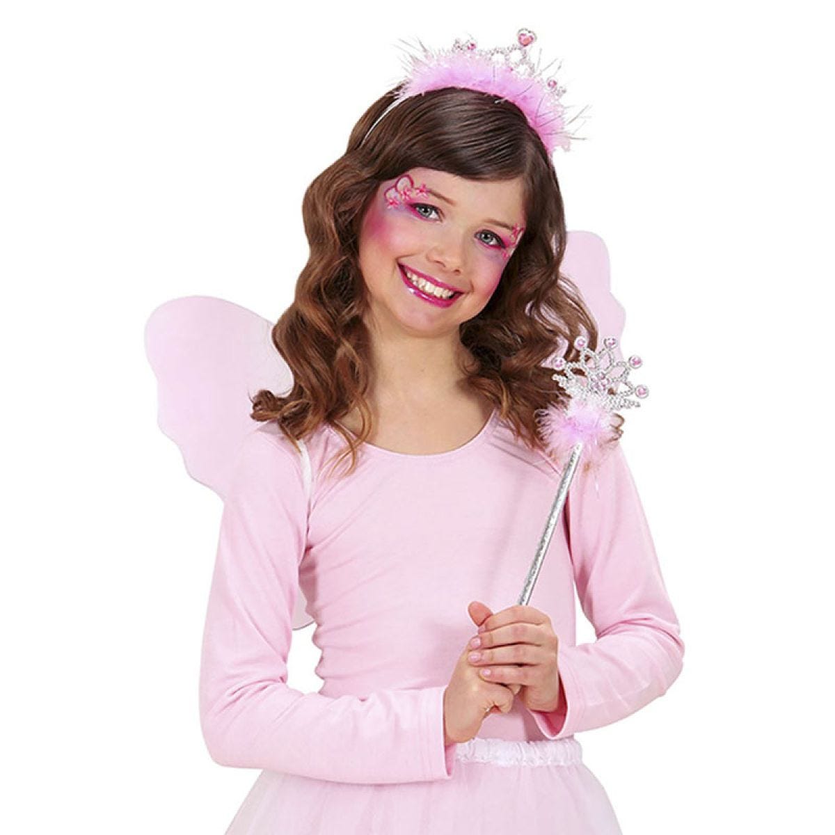 Jewelled Marabou Tiara & Wand