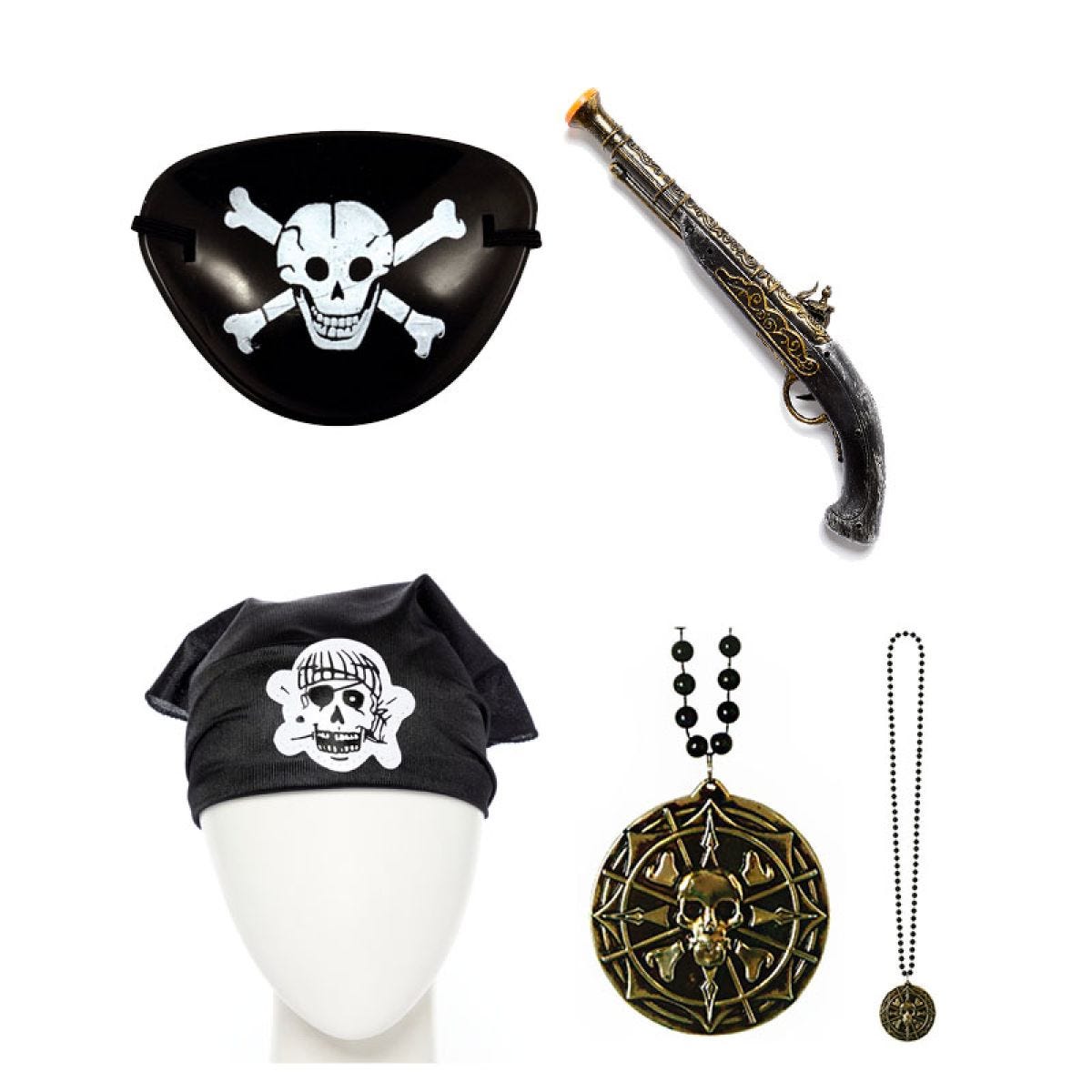 Skull & Bone Pirate Accessory Kit