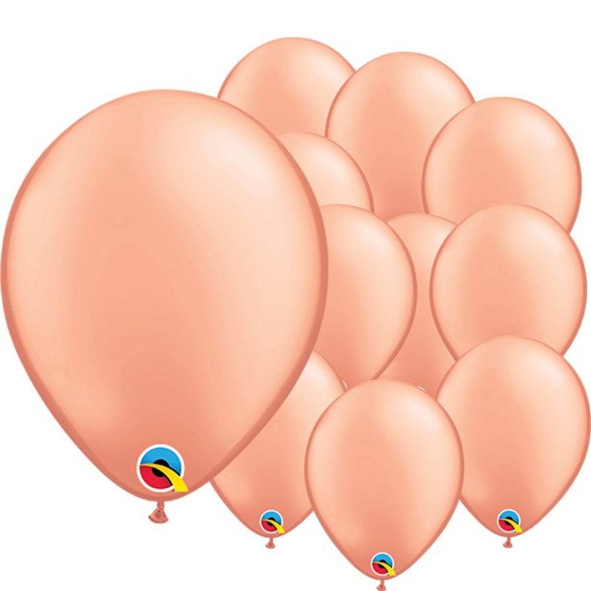 Rose Gold Balloons - 5" Latex