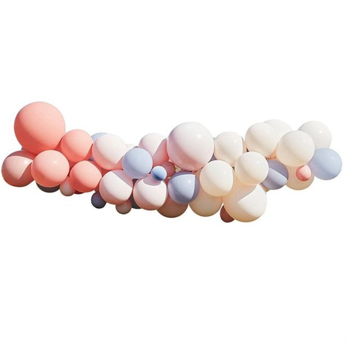 Blush, Nude & Blue Hen Party Balloon Arch Kit