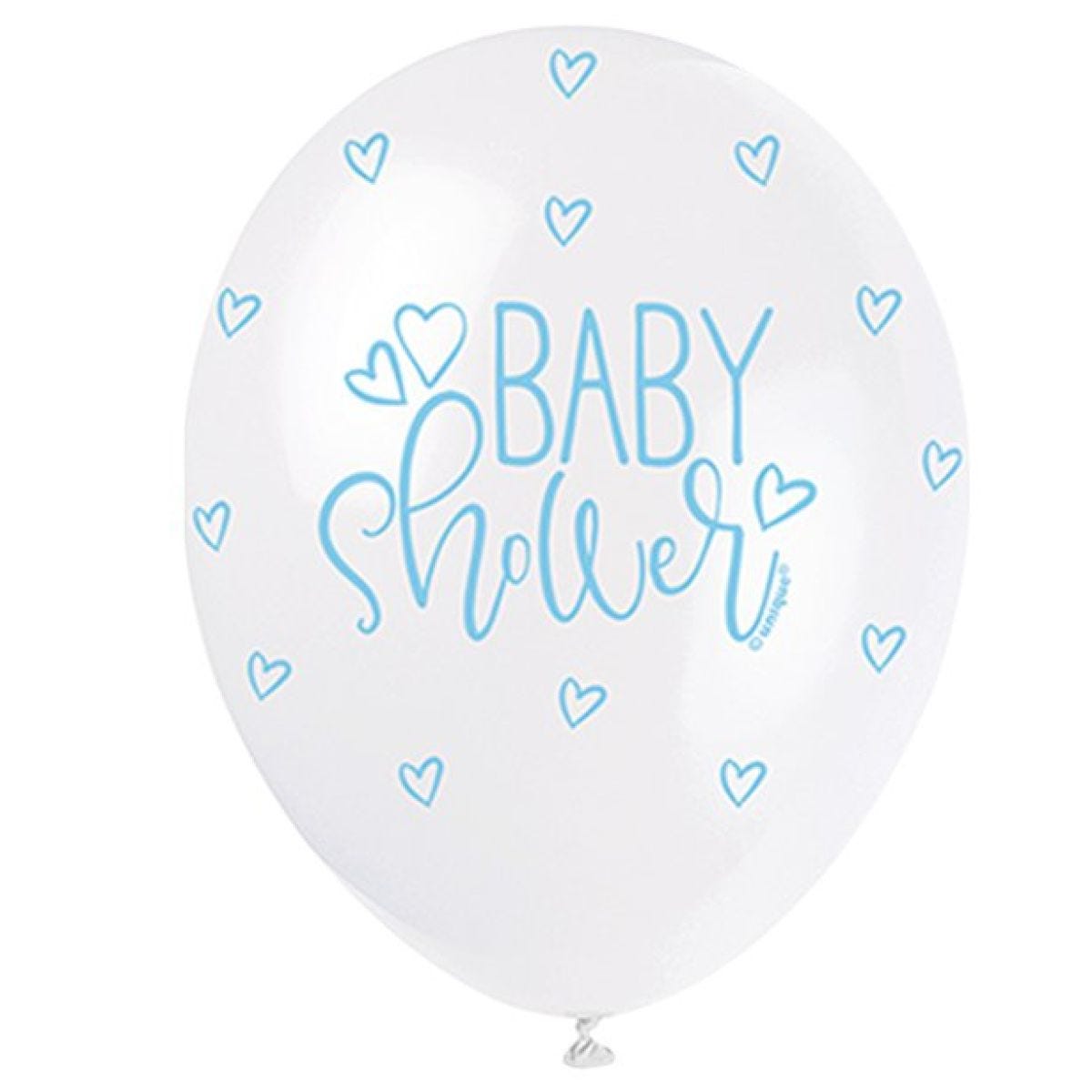 Baby Shower Pastel Mix Latex Balloons - 12"