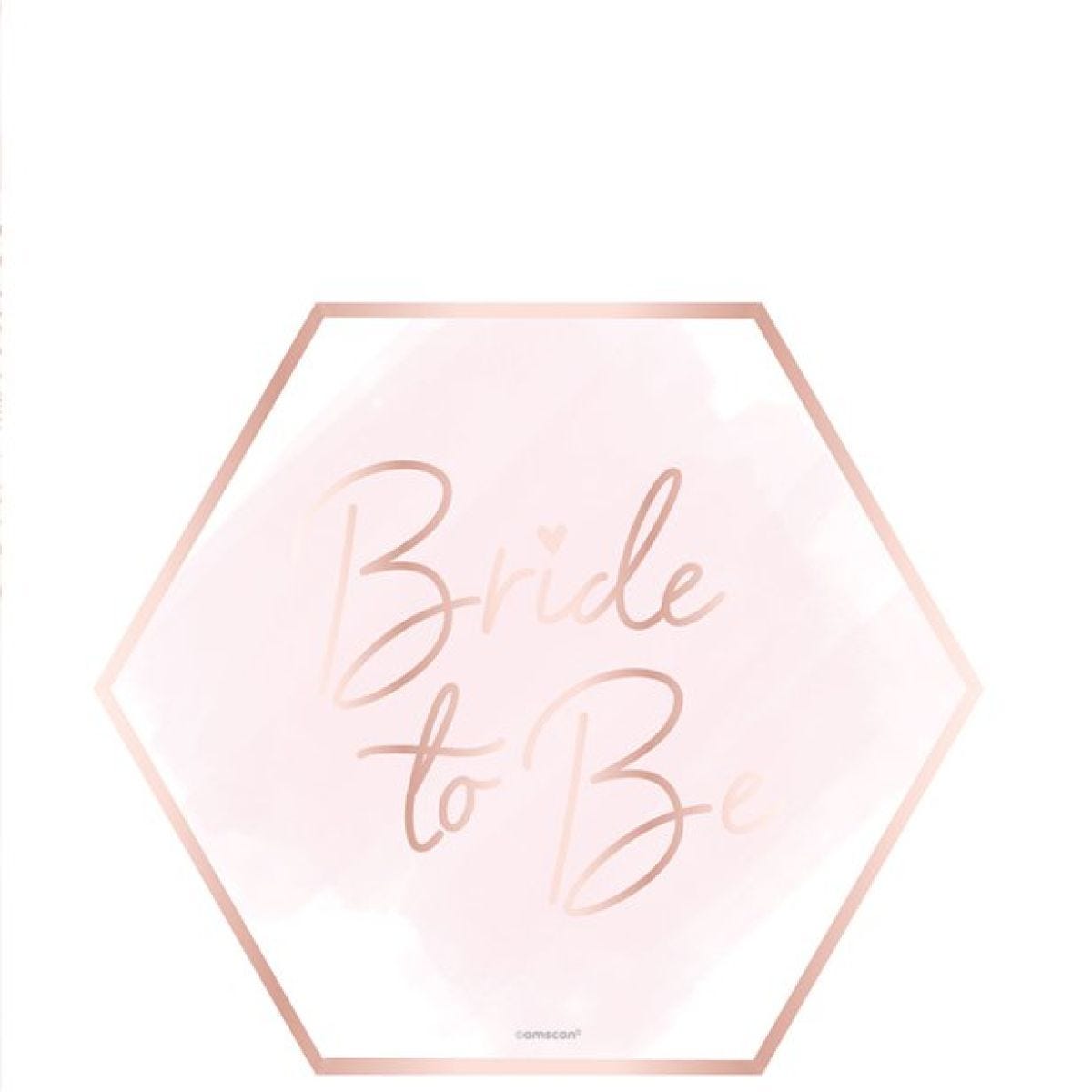 Team Bride Shaped Paper Plates - 18cm (8pk)