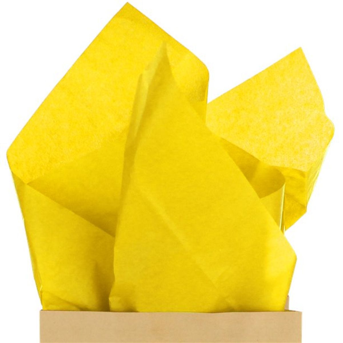 Yellow Tissue Paper - 50cm