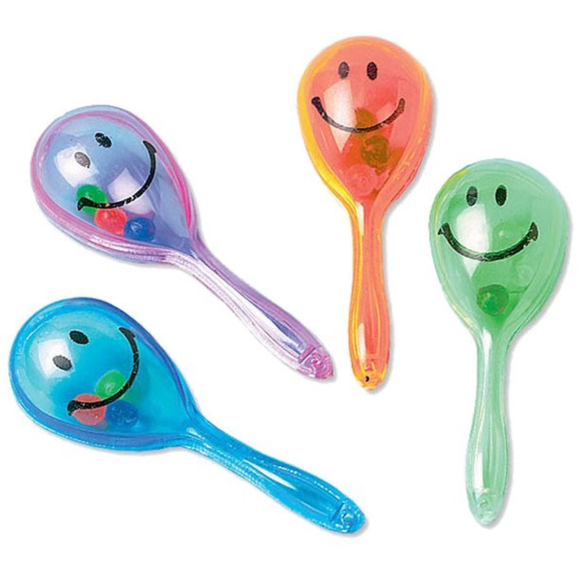 Mini Smiley Maraca - 7cm