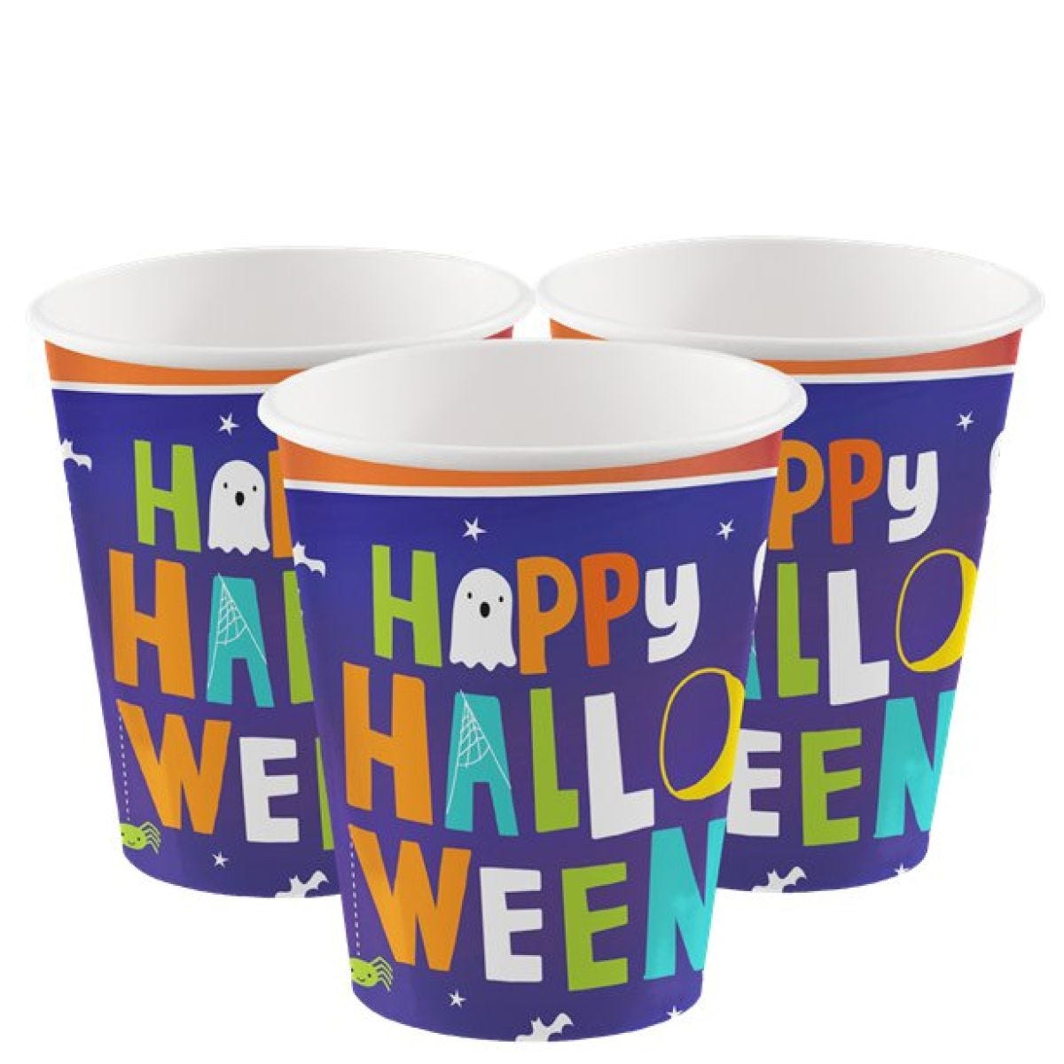 Hallo-ween Friends Cups - 250ml (8pk)