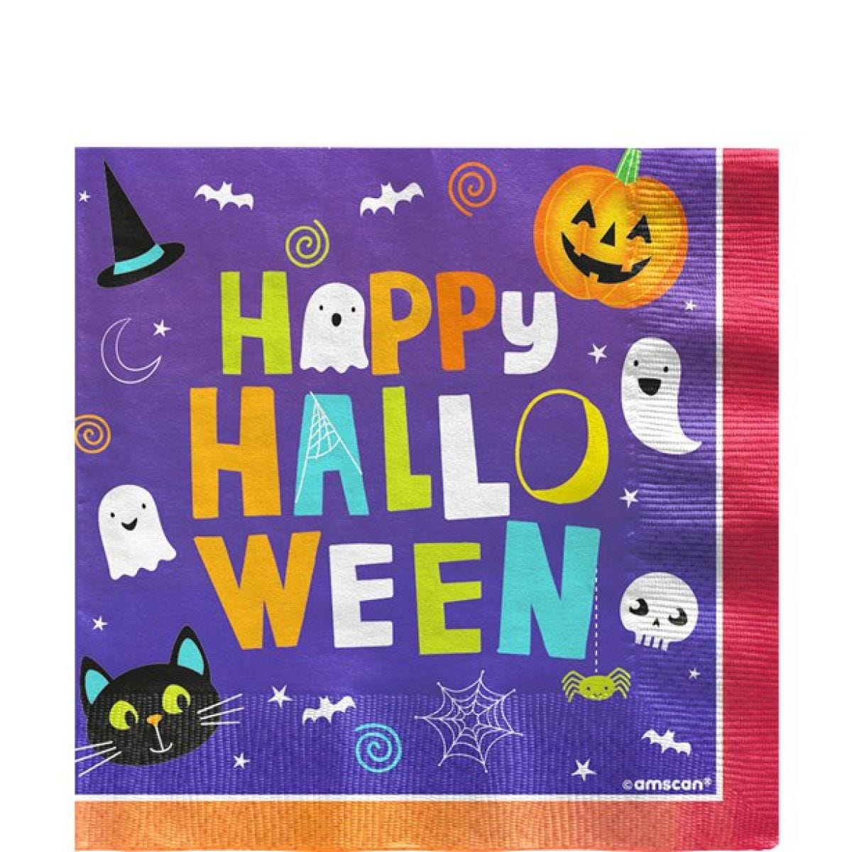 Hallo-ween Friends Napkins - 33cm (16pk)