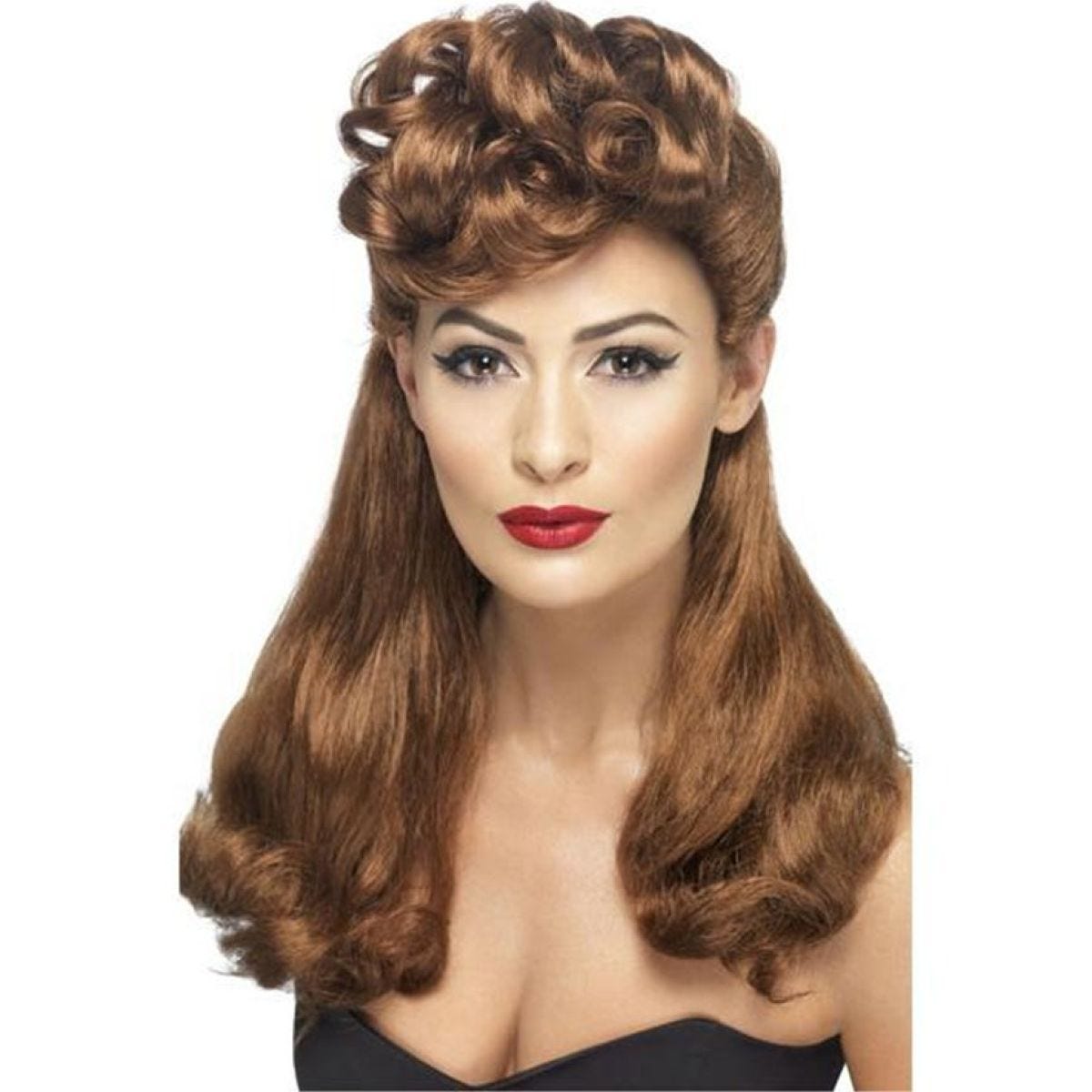 40s Auburn Vintage Wig