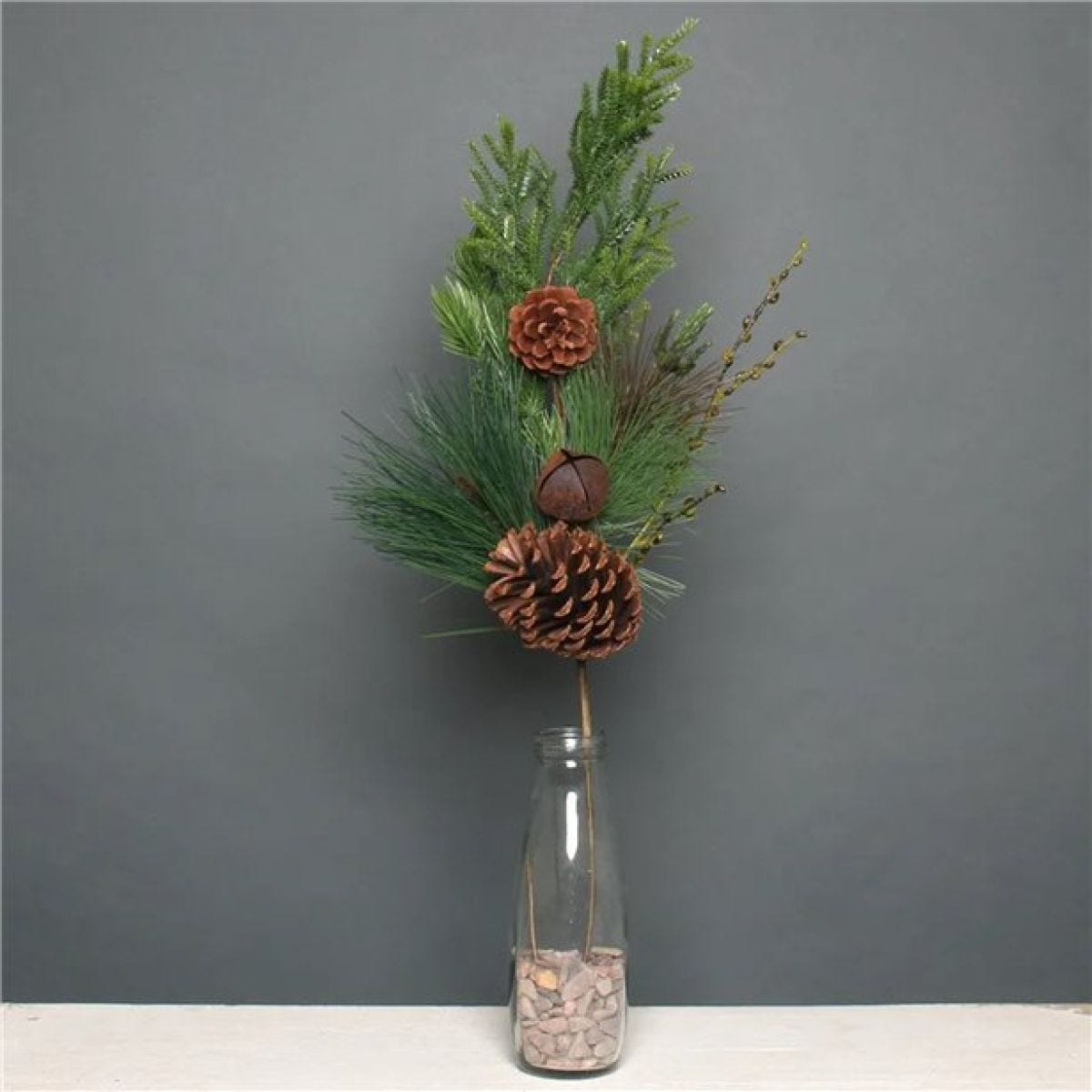 Pine cone and bell Pick - 71cm