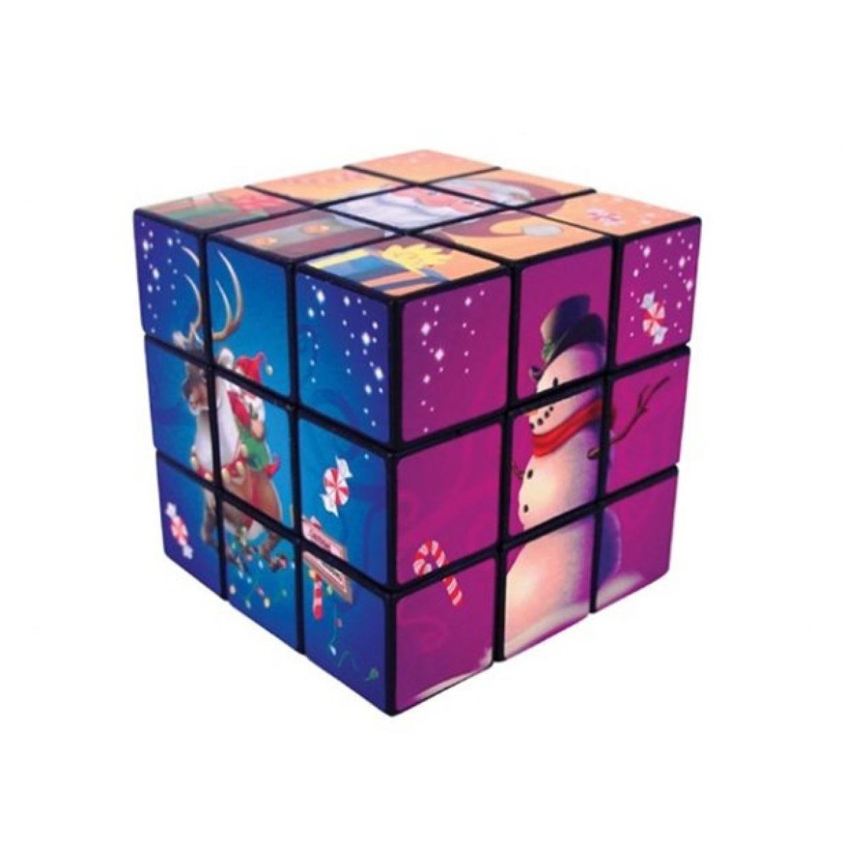 Christmas Puzzle Cube - 7cm