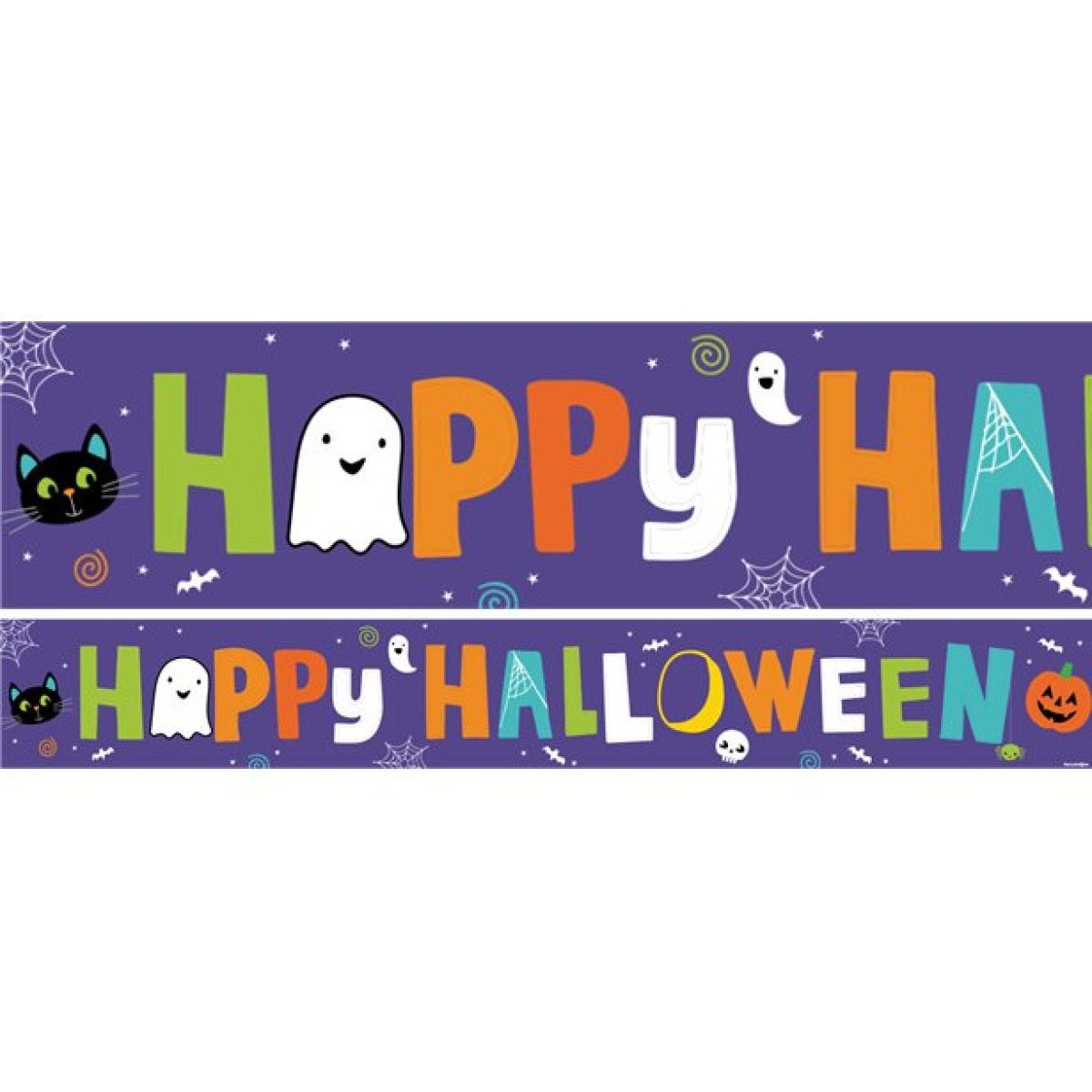 Hallo-Ween Friends Paper Banners - 1m (3pk)