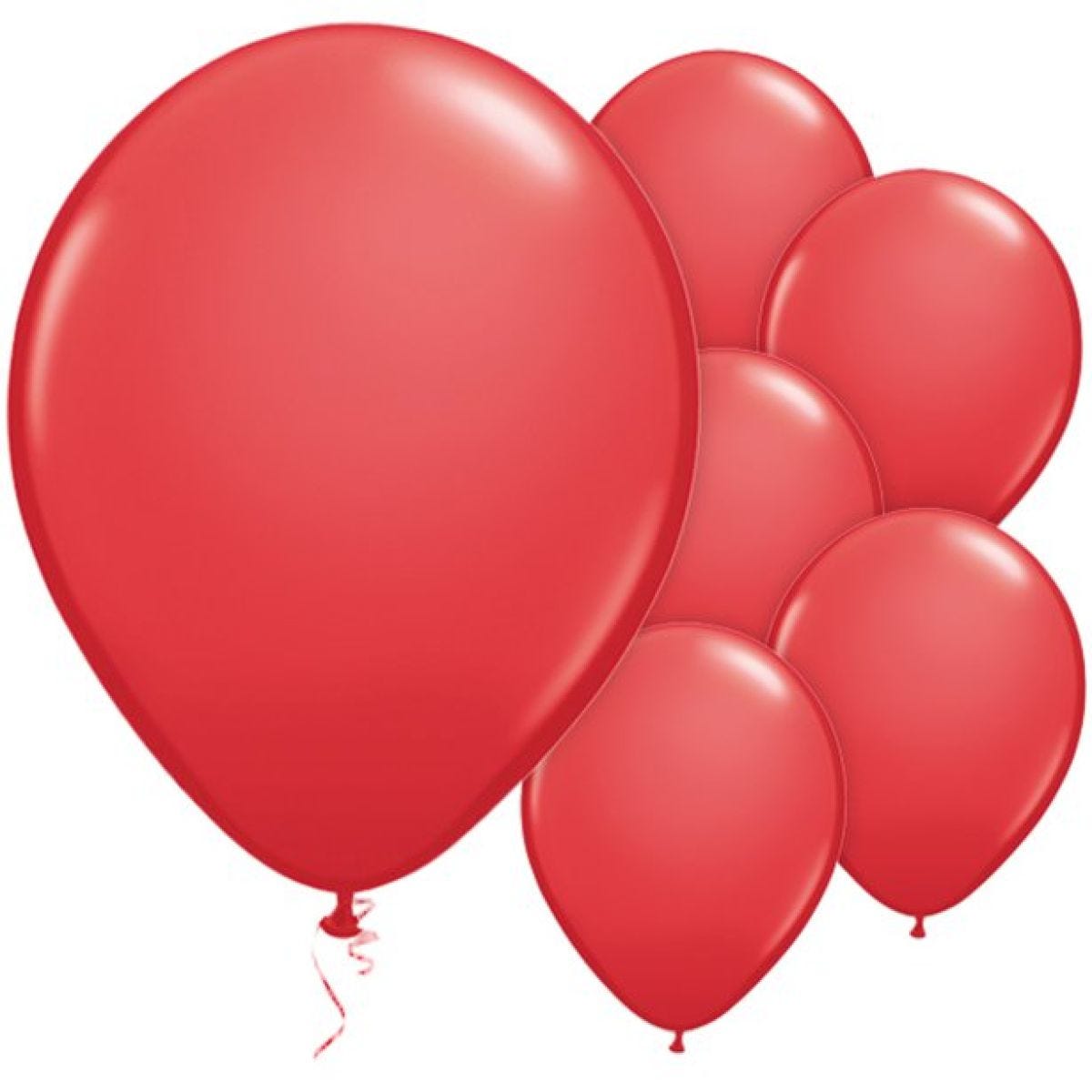 Red Balloons - 11&apos;&apos; Latex (25pk)