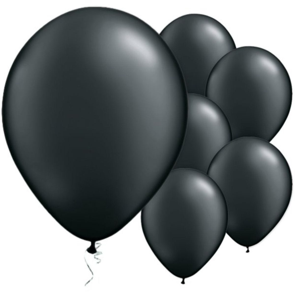 Onyx Black Pearl Balloons - 11&apos;&apos; Latex (25pk)