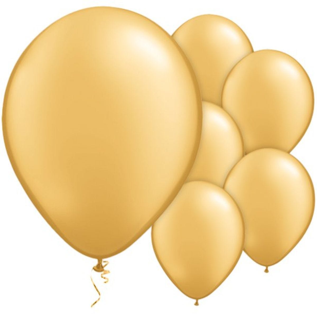 Gold Balloons - 11&apos;&apos; Latex (100pk)