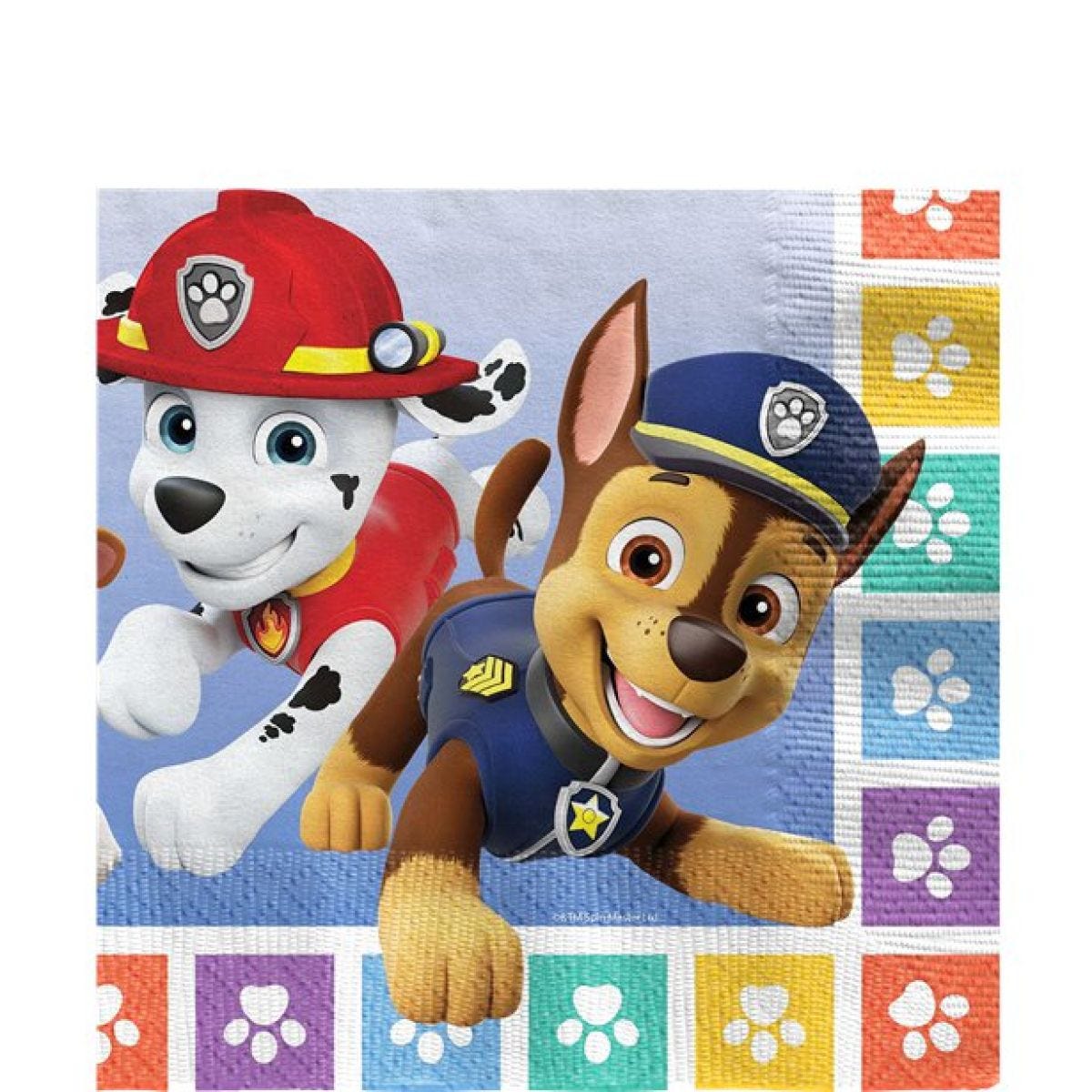 Paw Patrol Paper Napkins - 33cm (16pk)