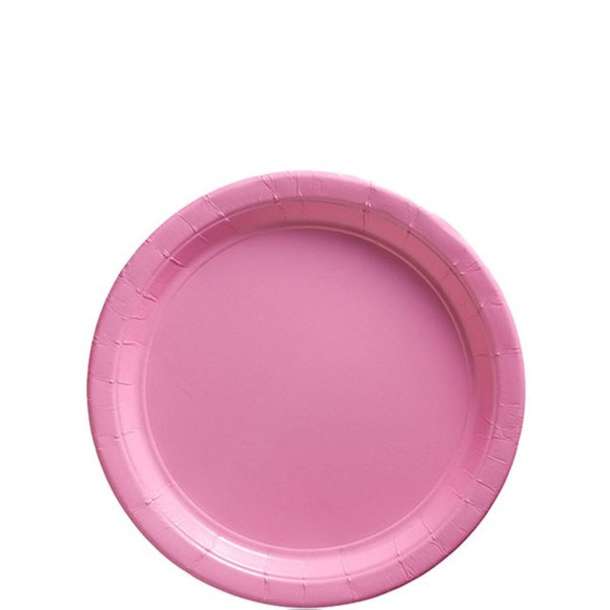 Baby Pink Paper Plates - 18cm (8pk)