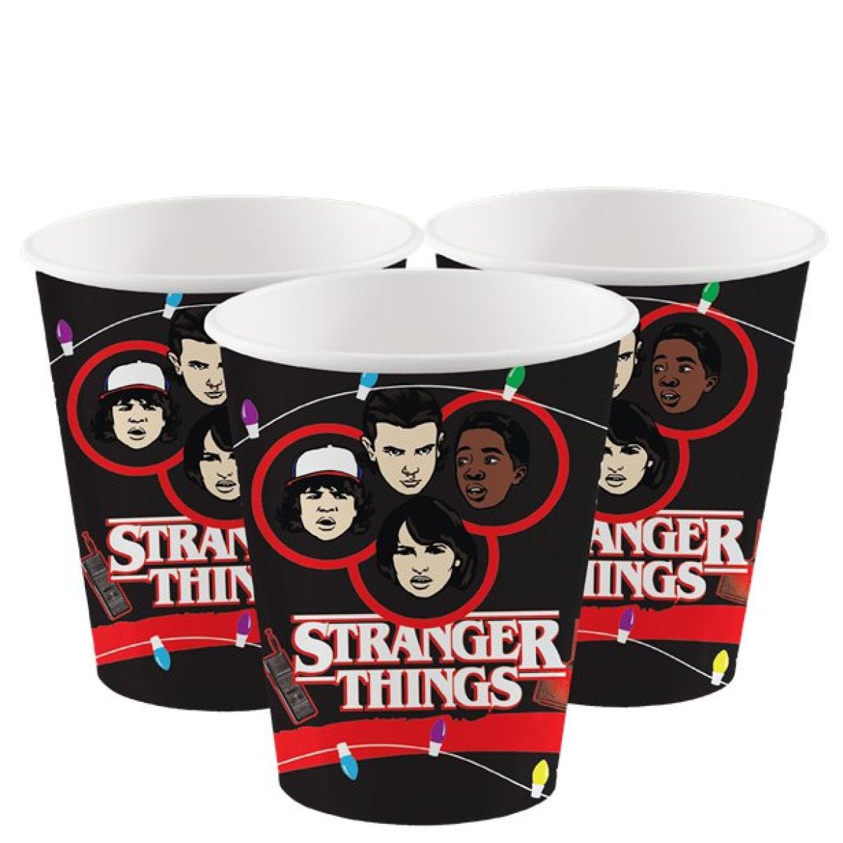 Stranger Things Paper Cups - 250ml