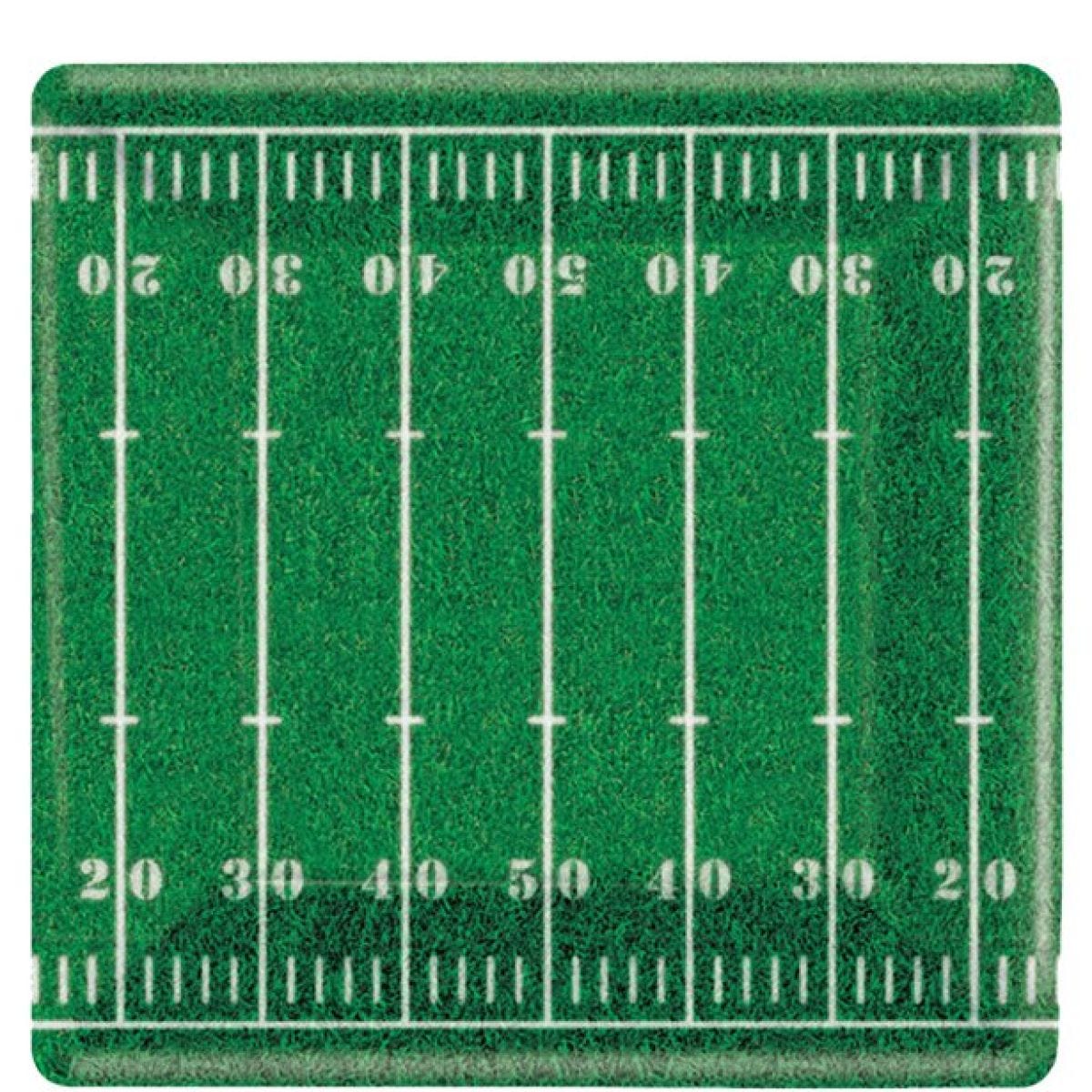 Touchdown Track Paper Plates - 23cm
