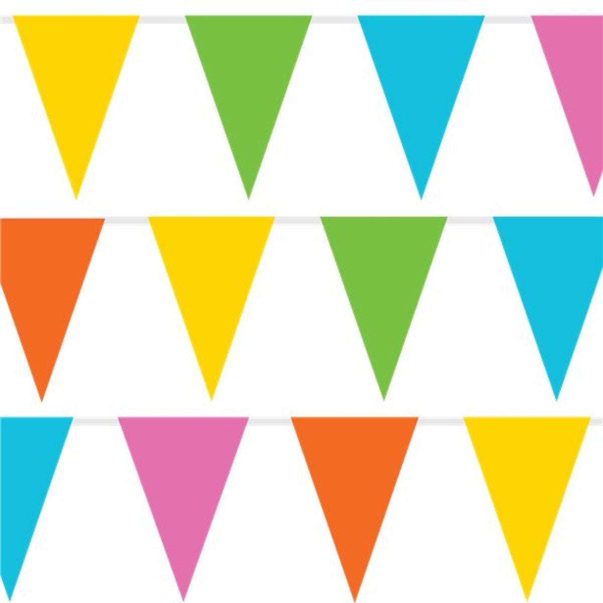 Pastel Plastic Bunting - 10m