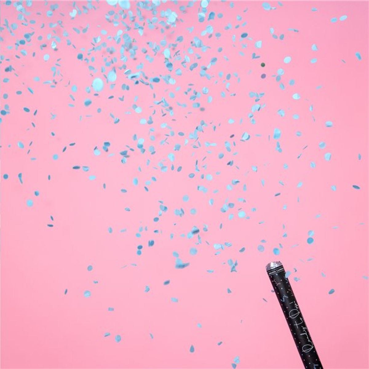 Blue &apos;Ready To Pop&apos; Confetti Cannon - 60cm