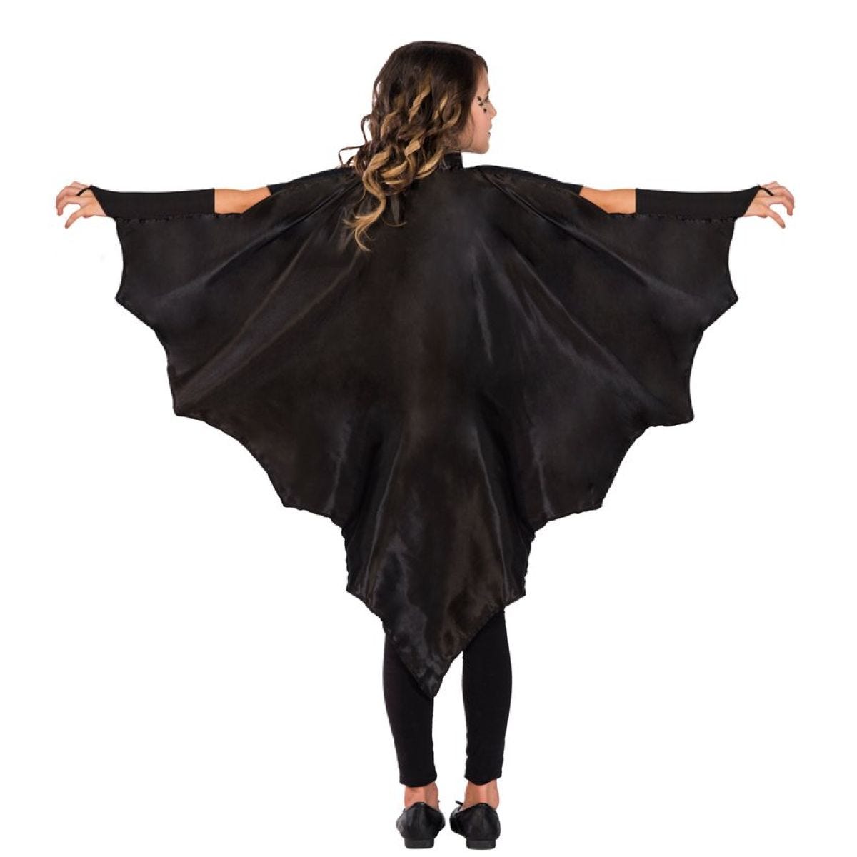 Bat Wing Black Cape - Child