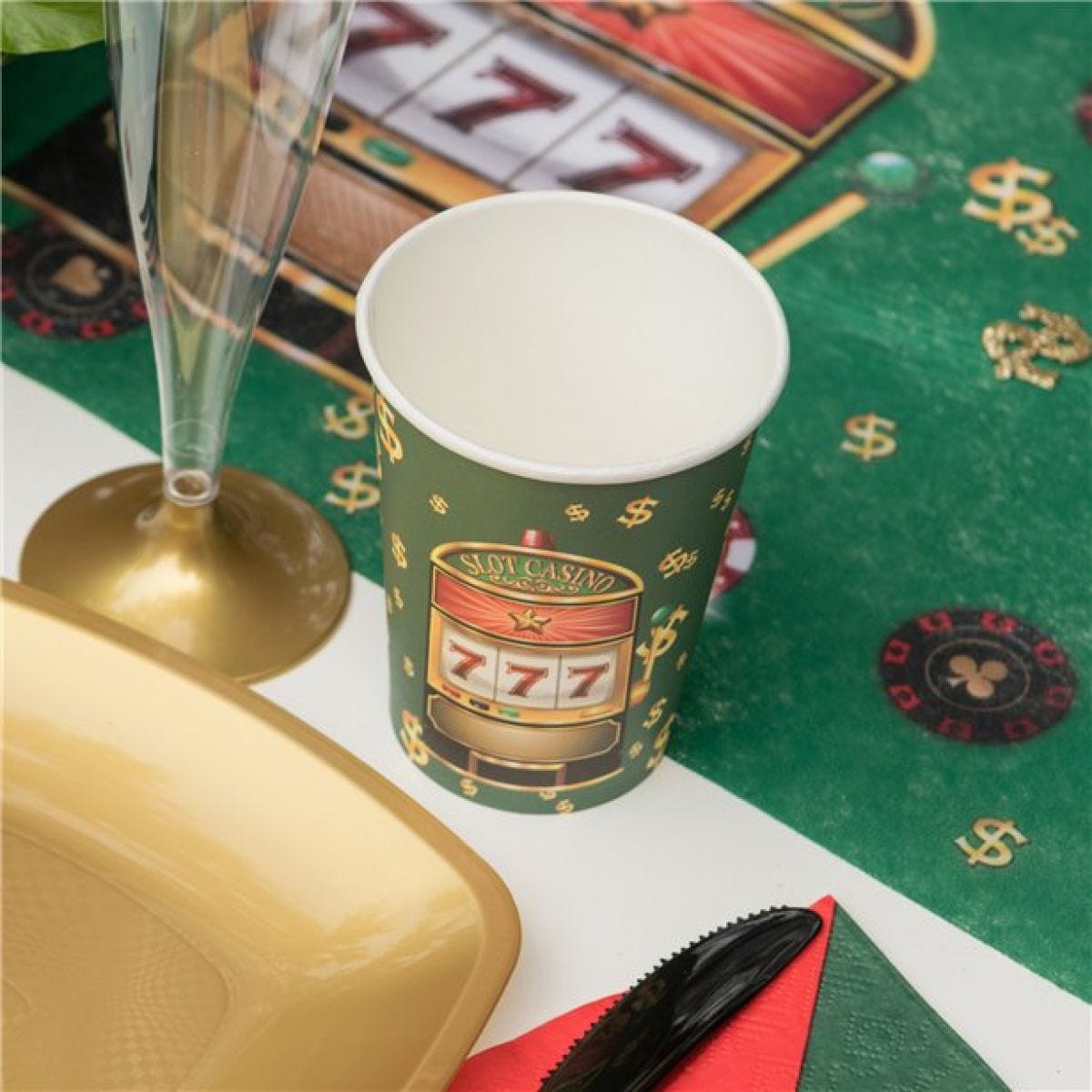 Casino Paper Cups - 250ml (10pk)