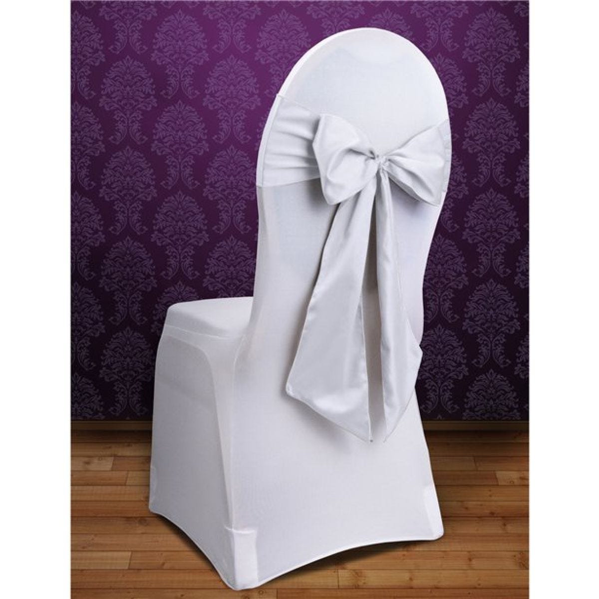 White Chair Sashes - 2.7m (10pk)