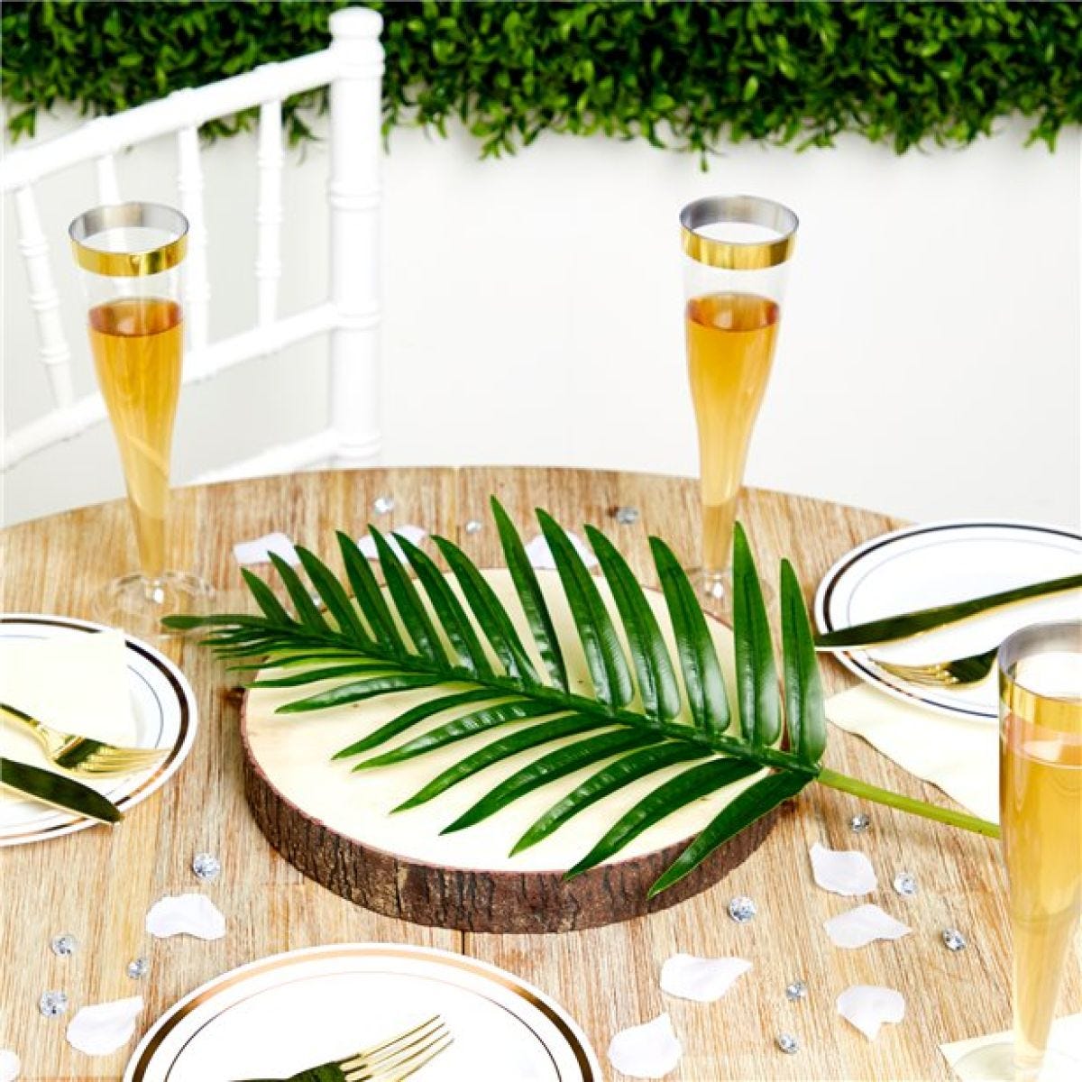 Fern Palm Green Leaf Decoration - 65cm