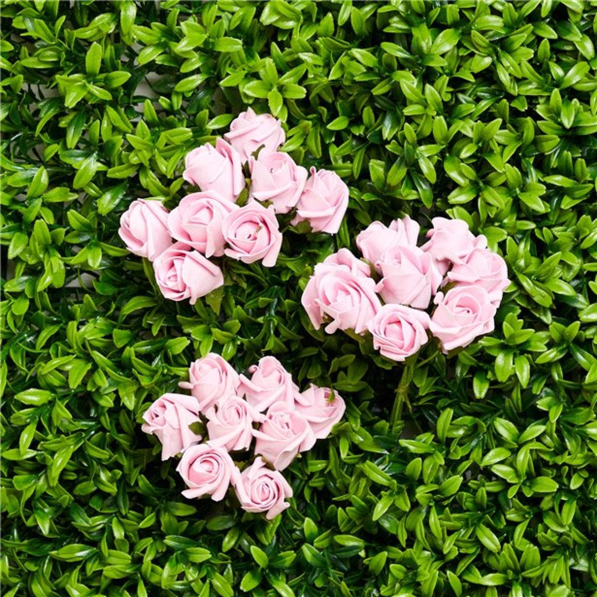 Mini Pastel Pink Foam Rose Bud Decorations (8pk)