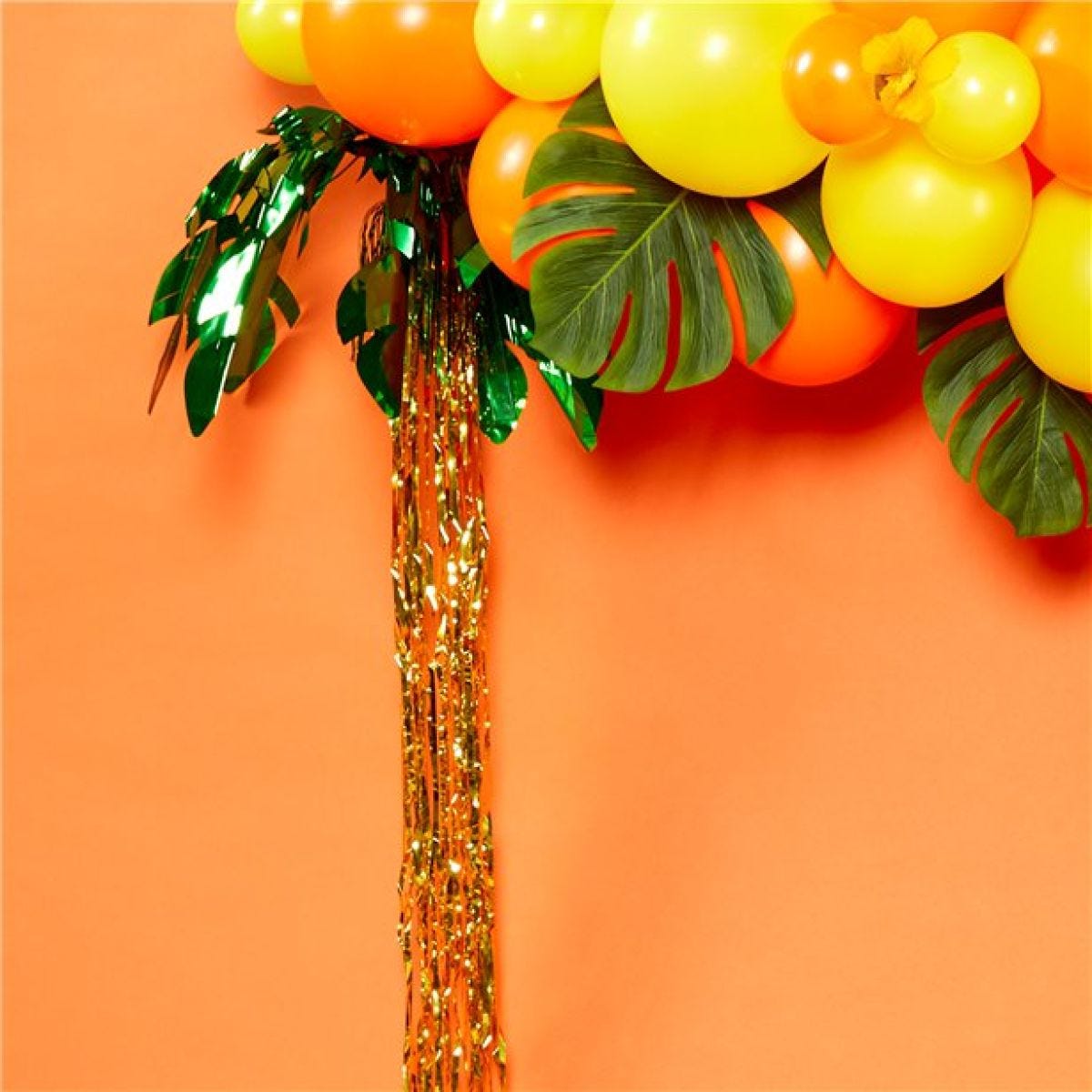 Foil Palm Tree Hanging Decoration - 2.43m