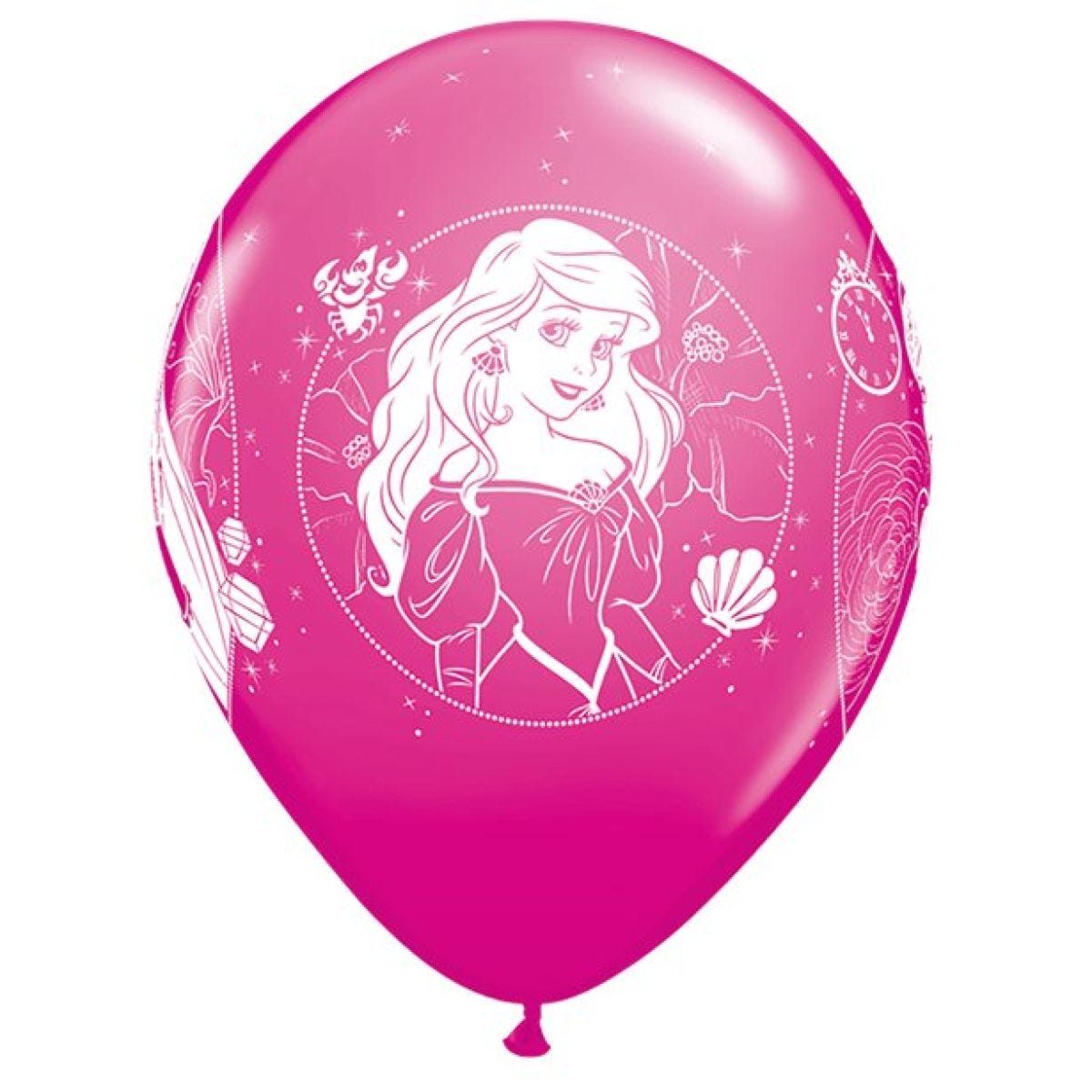 Disney Princess Latex Balloons - 12" (6pk)