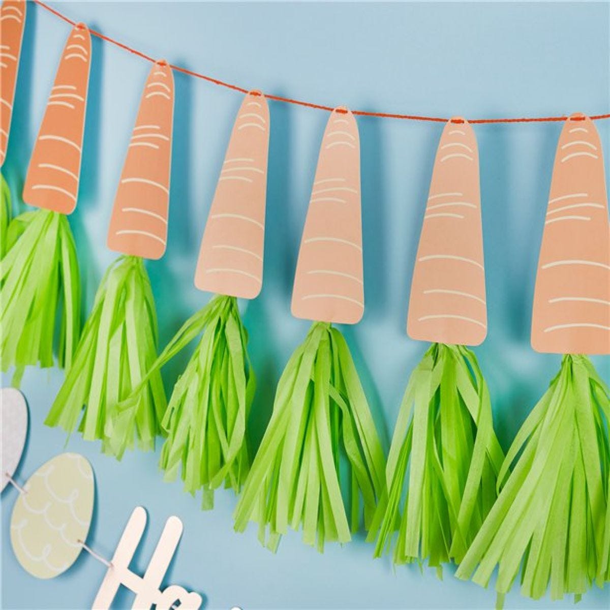 Carrot Tinsel Garland - 2m