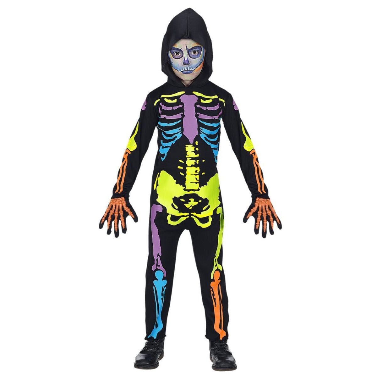 Neon Skeleton - Child and Teen Costume