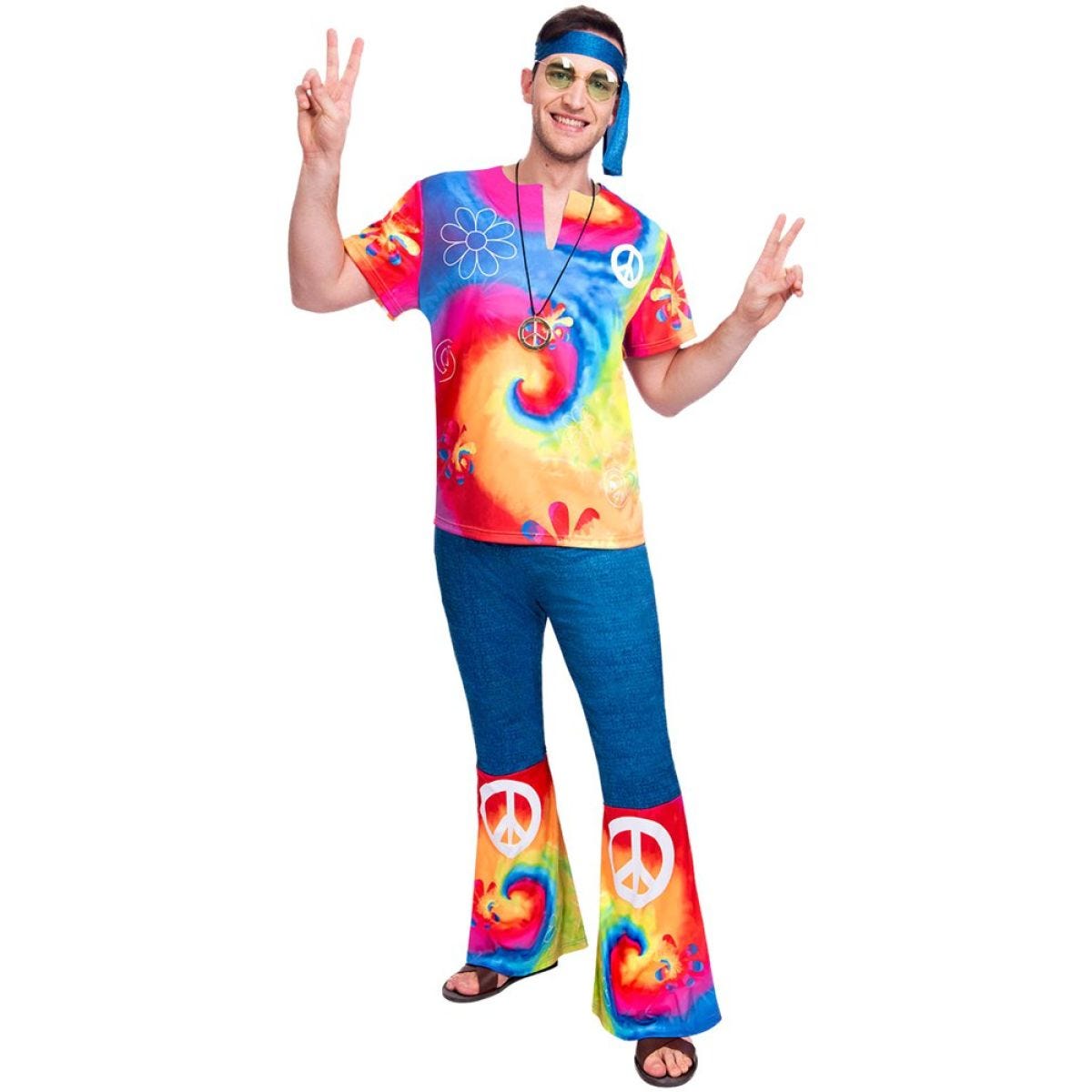 60s Free Spirit Hippie - Adult Costume | Party Delights