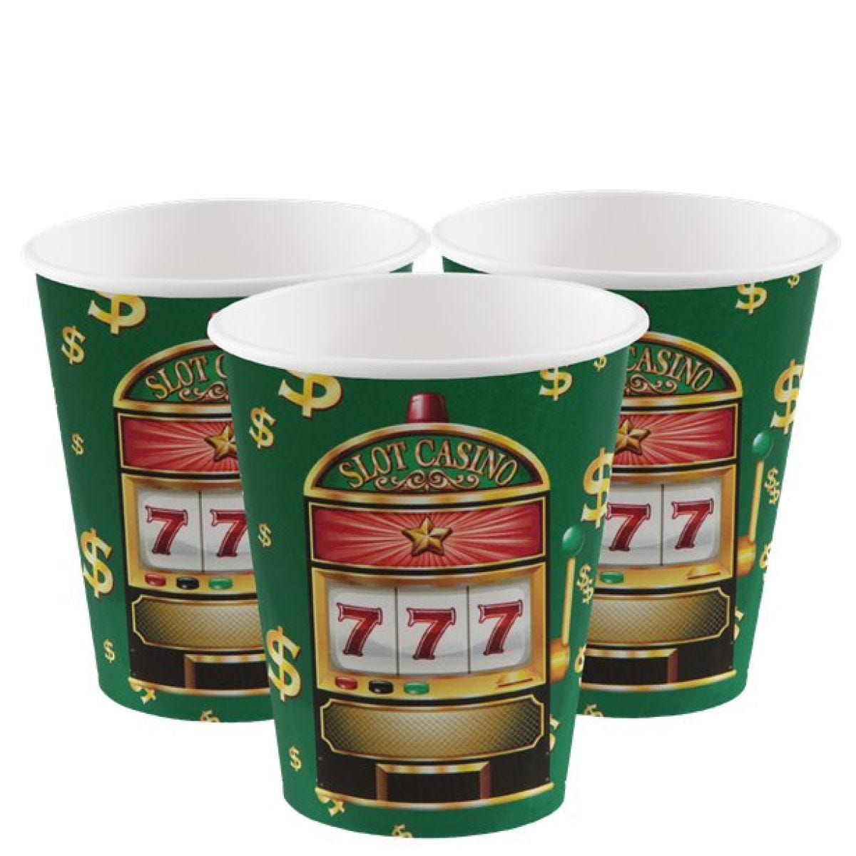 Casino Paper Cups - 250ml (10pk)