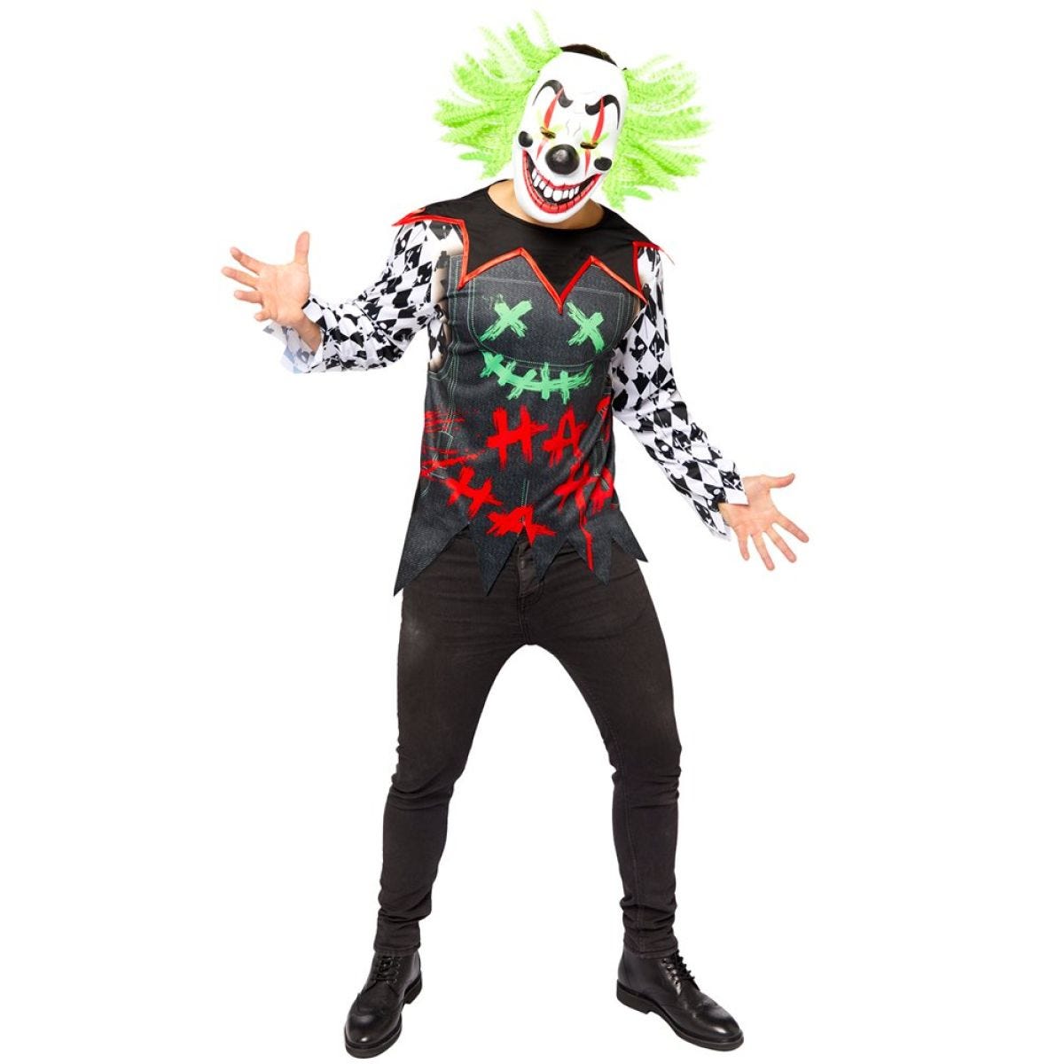 Haha Scary Clown - Adult Costume | Party Delights