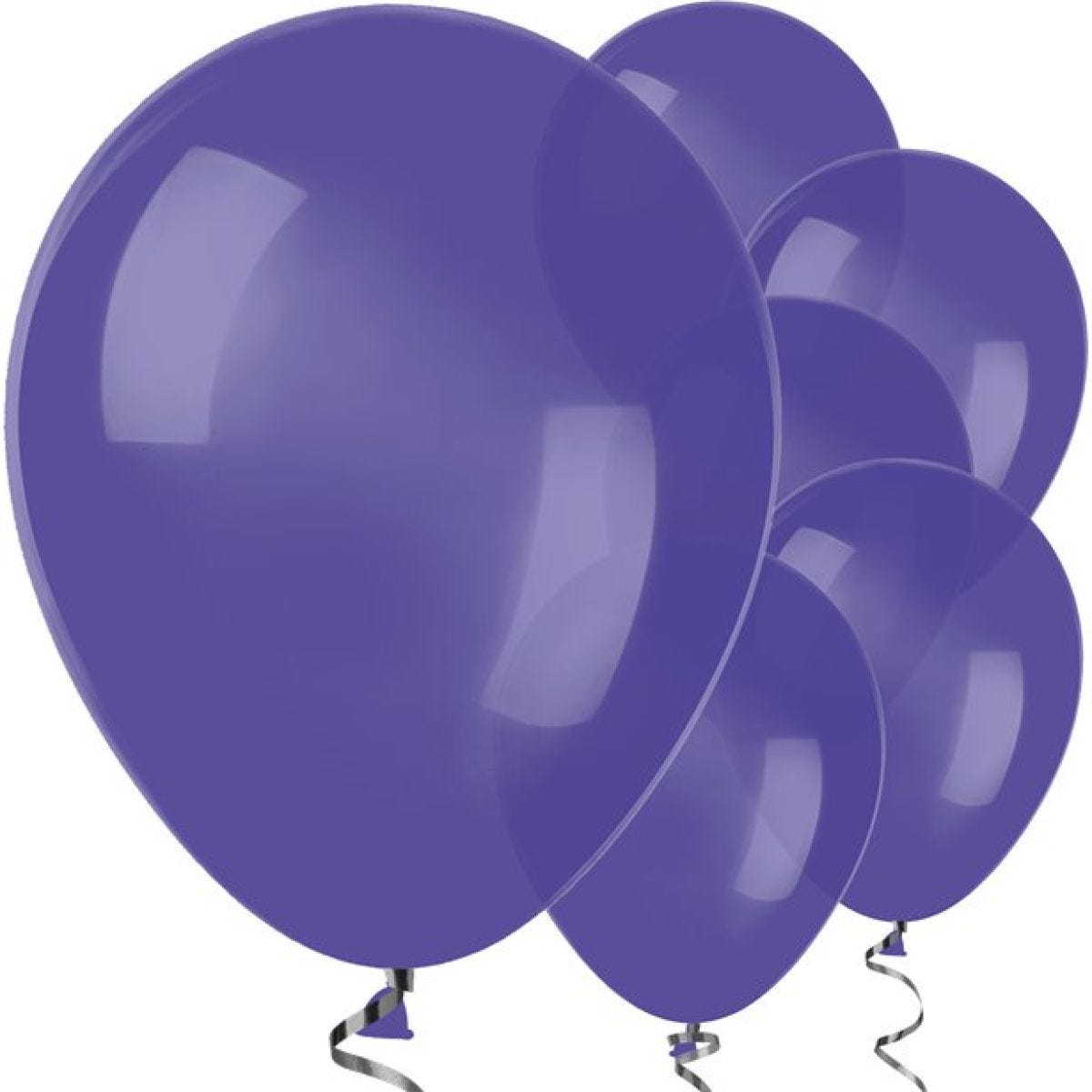Violet Balloons - 12" Latex Balloons