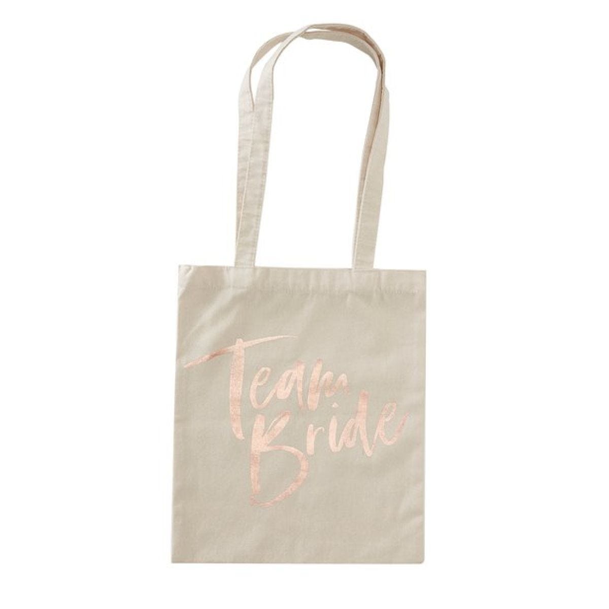 Floral Hen Party &apos;Team Bride&apos; Tote Bag -31cm x 67cm