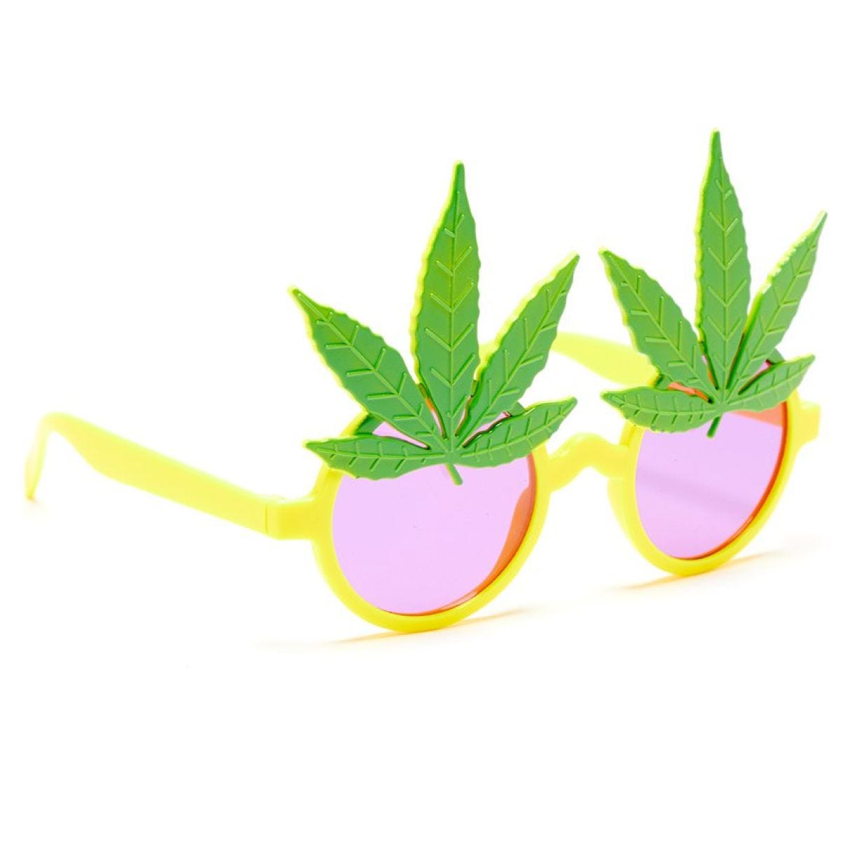 Marijuana Leaf Glasses