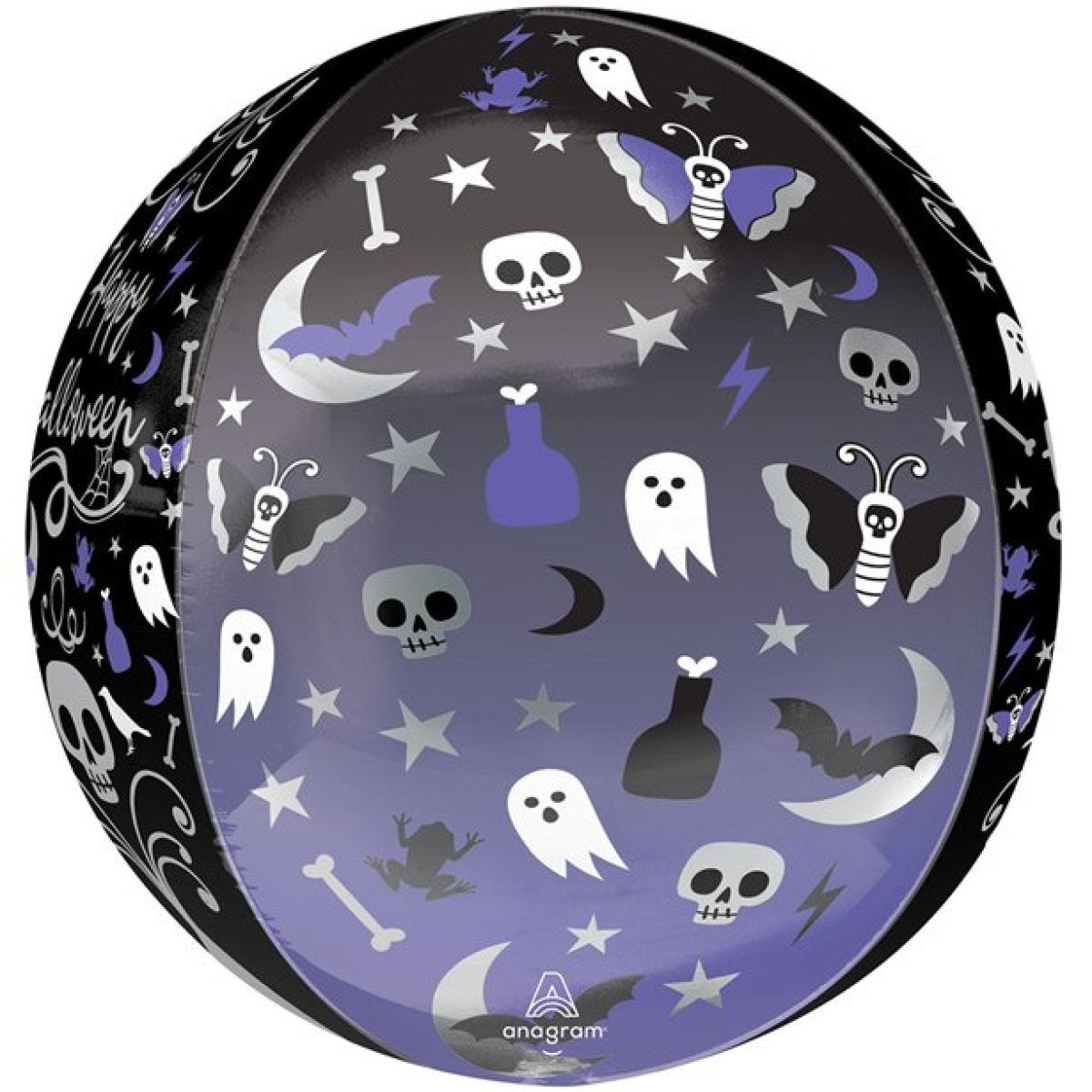 Moonlight Halloween Orbz Balloon