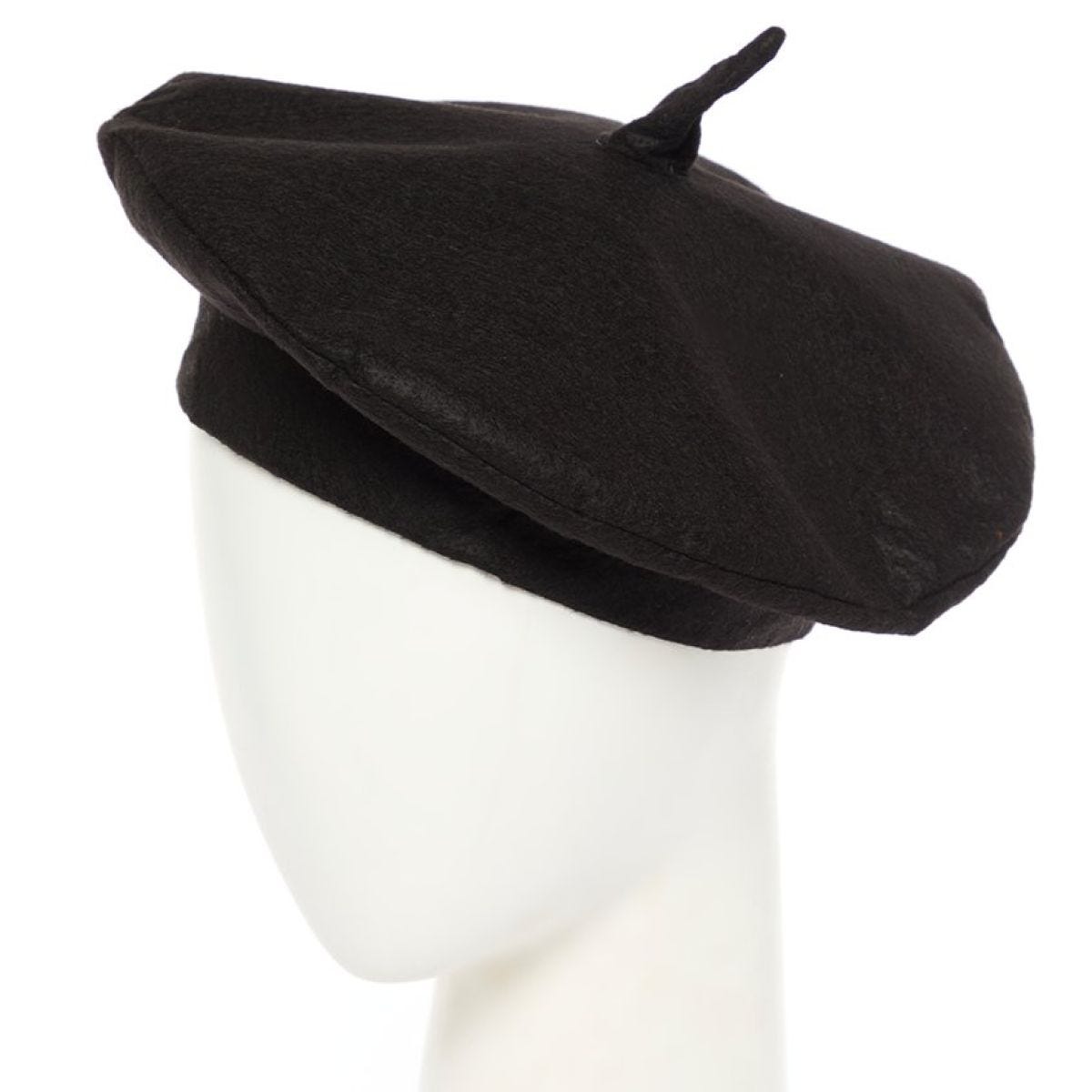 Black Beret Hat