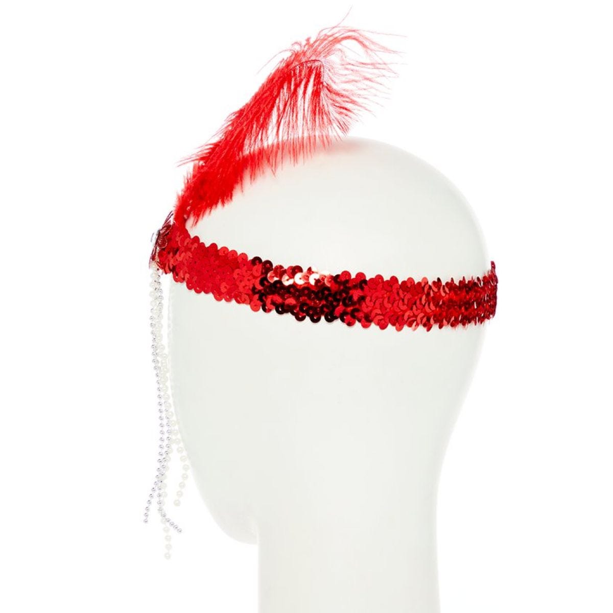 Red Flapper Headband