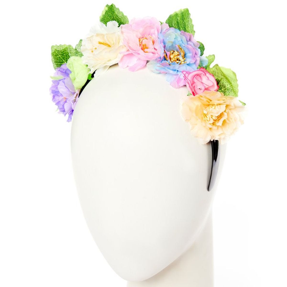 Pastel Flower Garland Headband