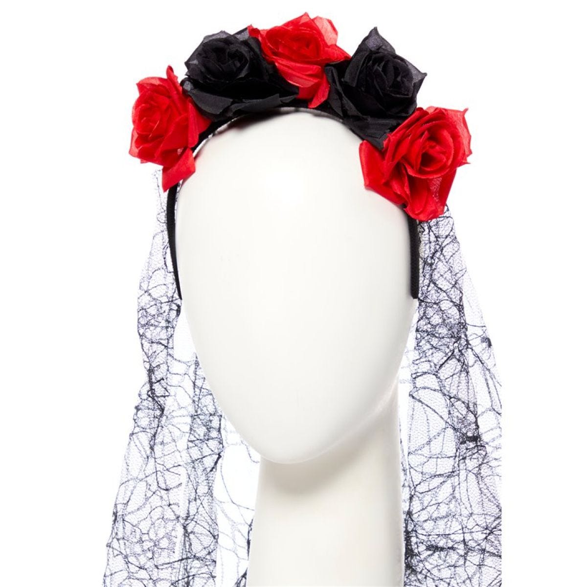 Day of the Dead Headband Veil