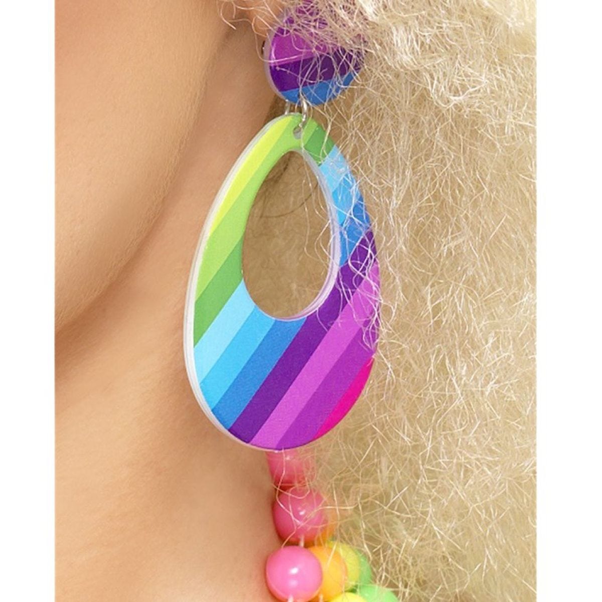 Teardrop Multi-Coloured Earrings