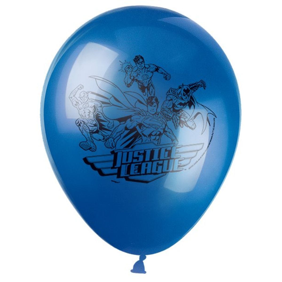 Justice League Balloons - 12" Latex (8pk)