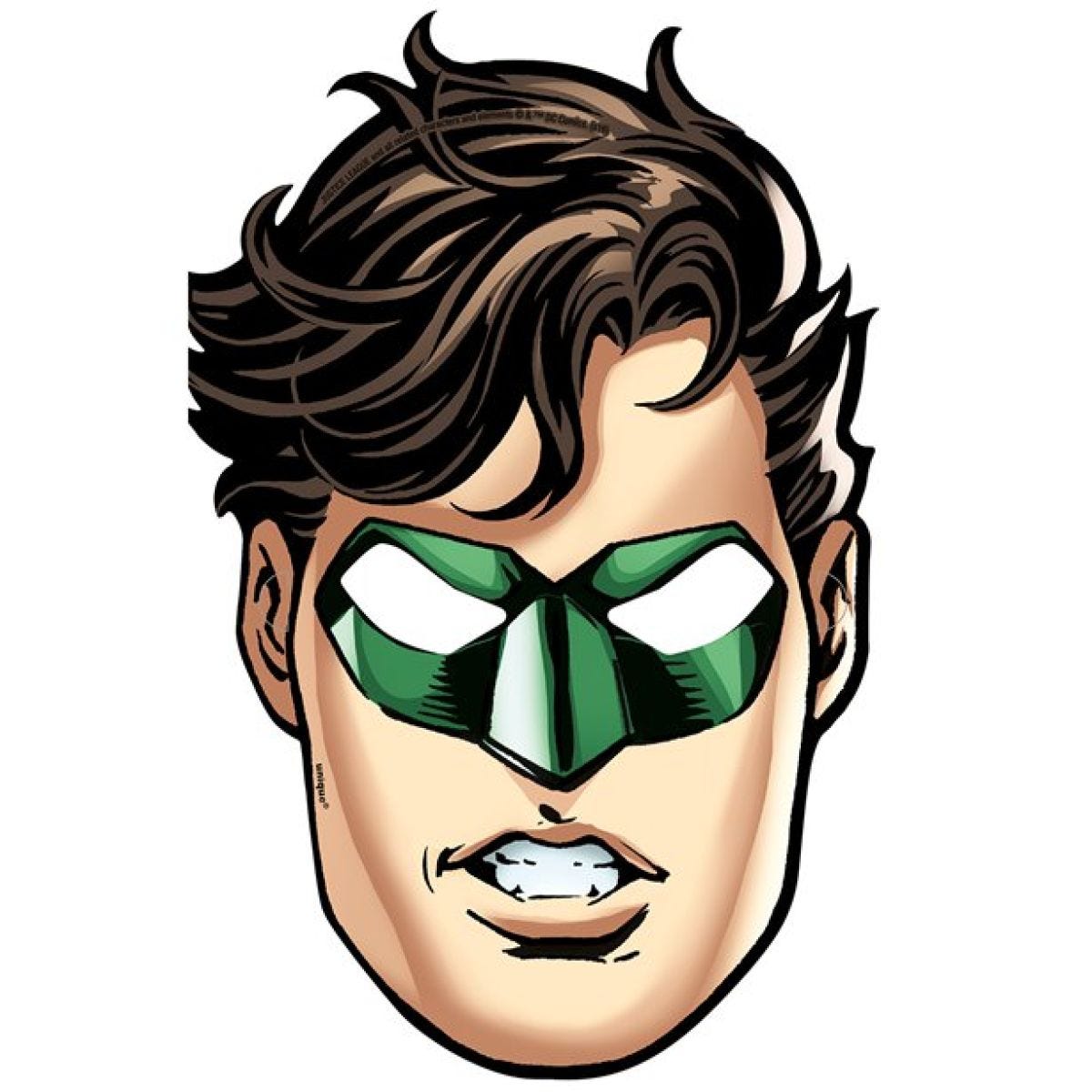 Justice League Card Masks (8pk)