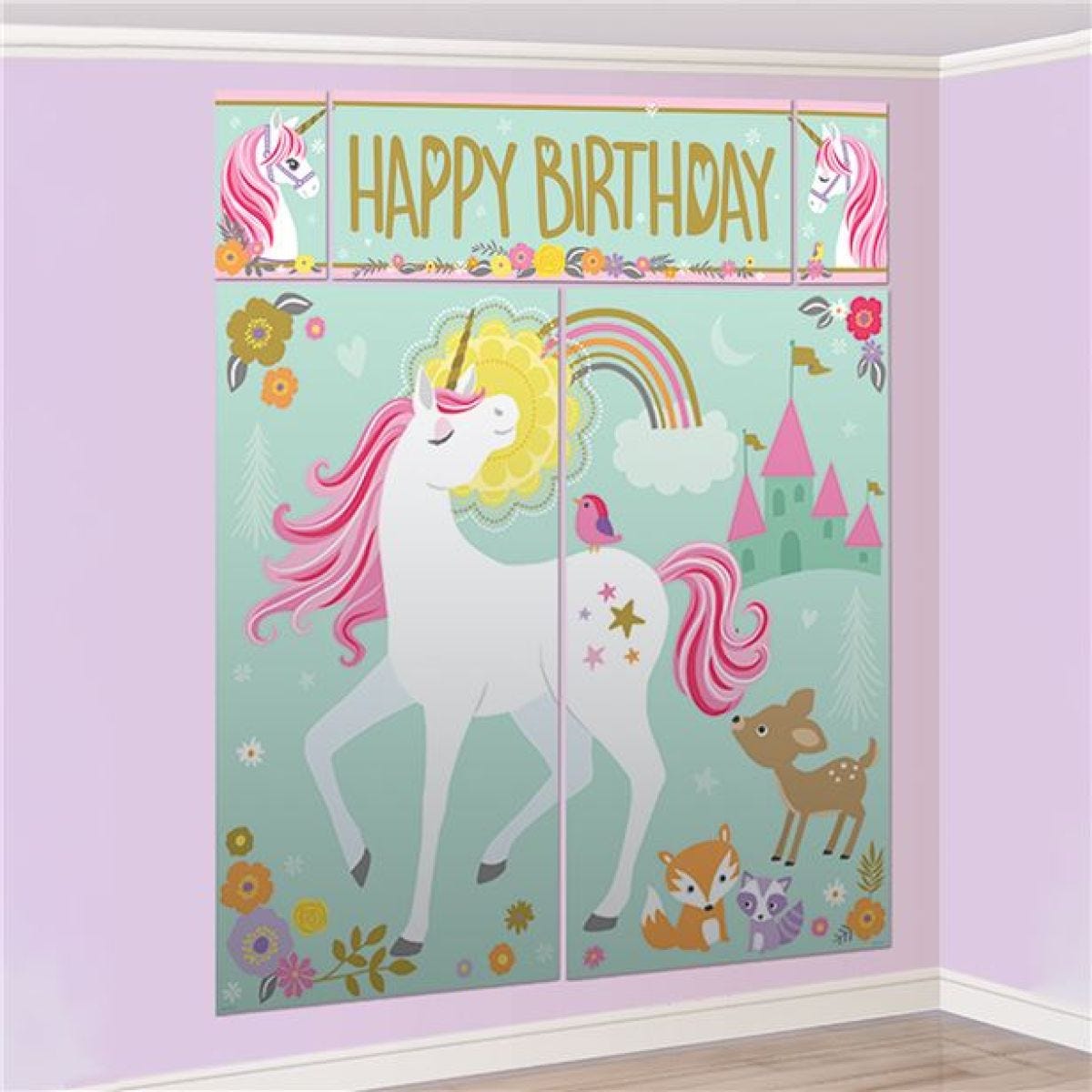 Magical Unicorn Photo Booth Kit (17pk)