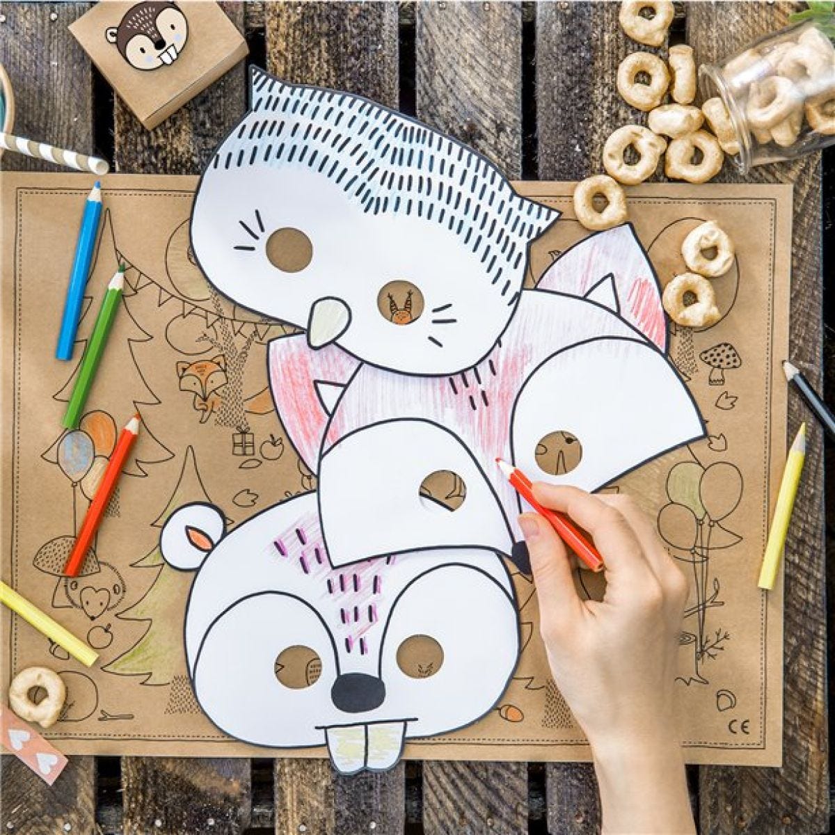 Woodland Paper Masks (6pk)